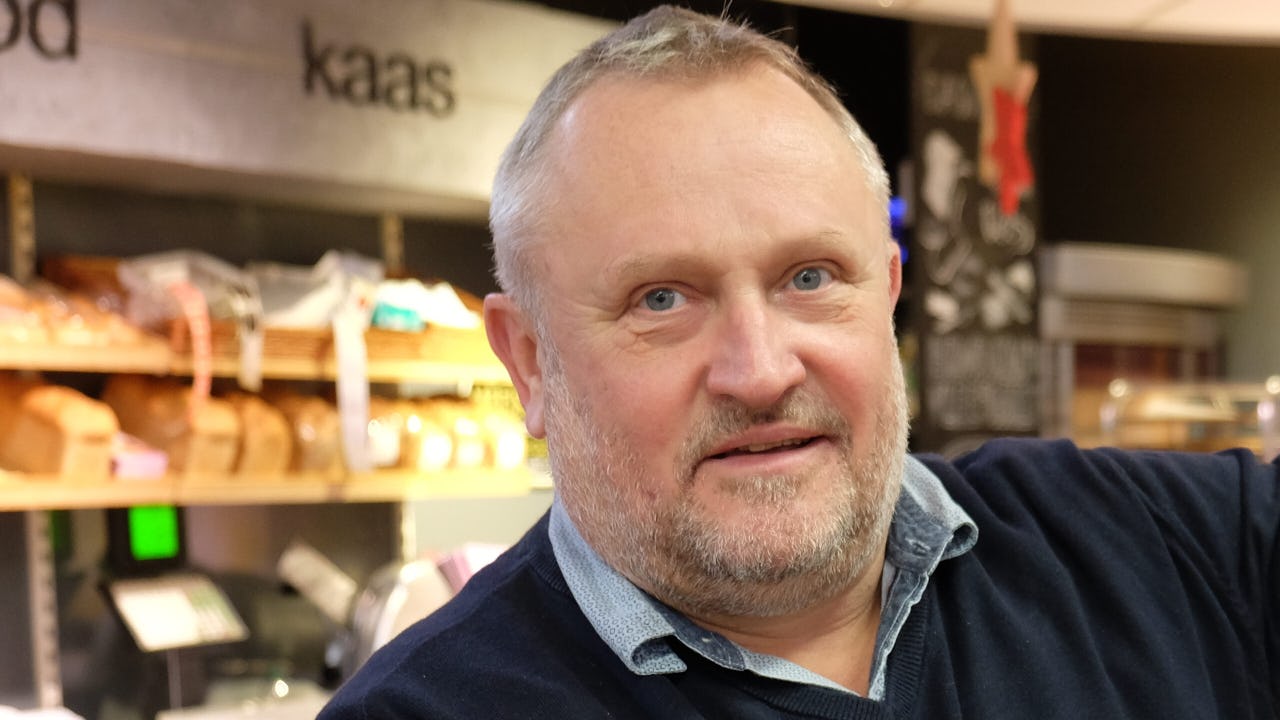 Dagwinkel-ondernemer Henk Hoeve. Foto: Distrifood