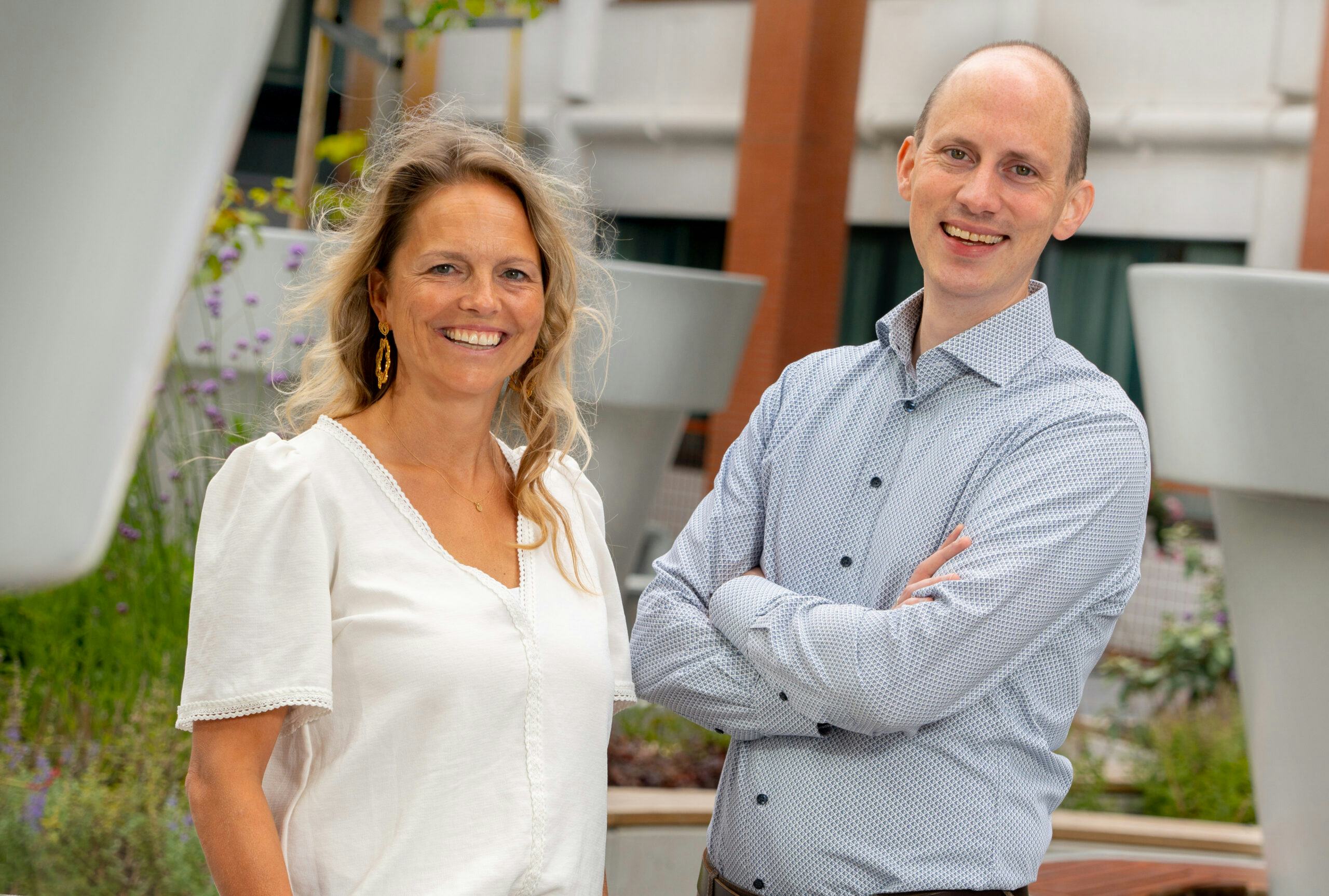 Jauke Sijbers, Customer Development Lead en Philip Pennings, Head of Commercial Development Team bij Nestlé.