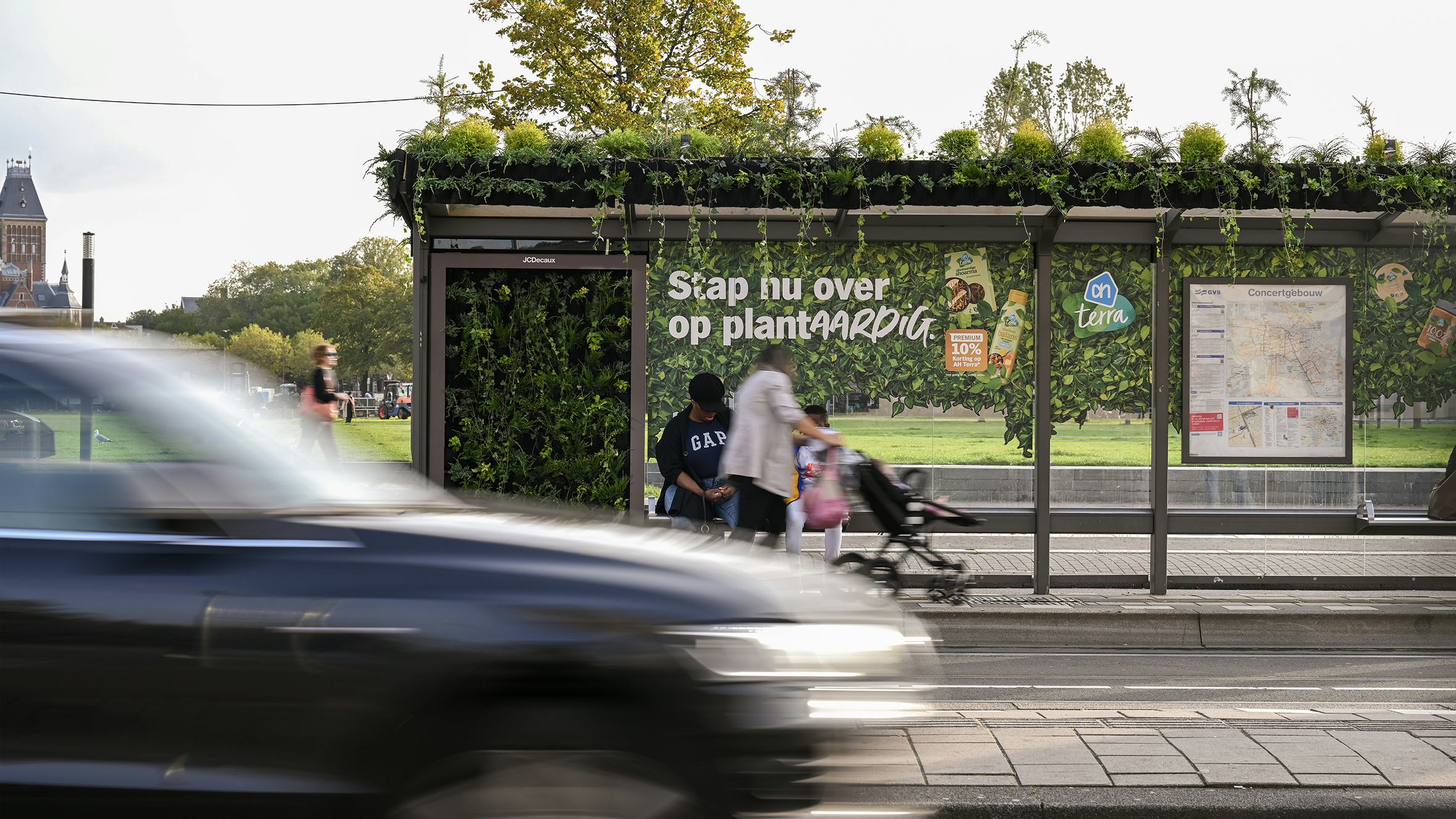 Reclame voor plantaardig assortiment van Albert Heijn. Foto: Albert Heijn