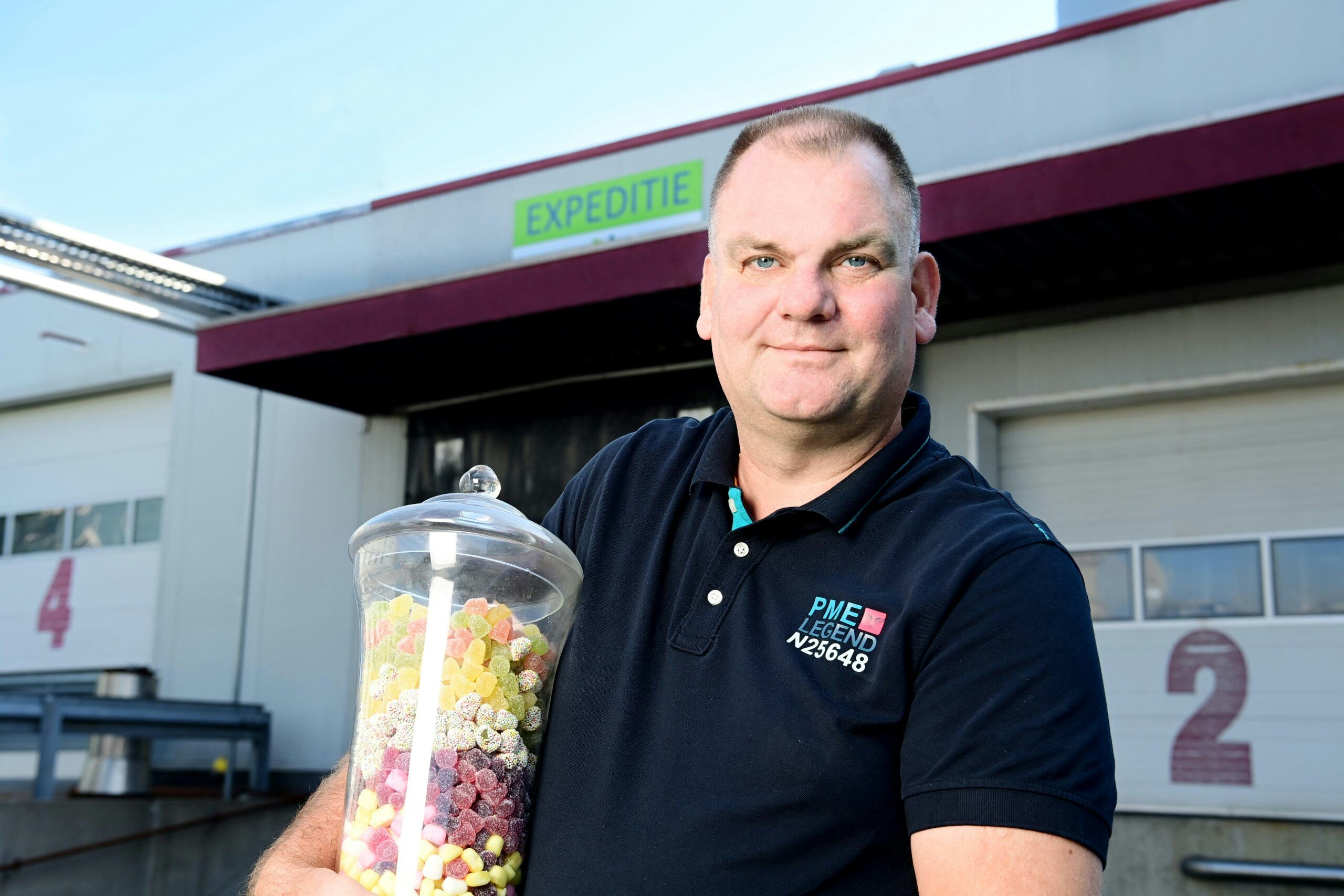 Sipke Boschma, supply chain manager bij Continental Candy Industries.