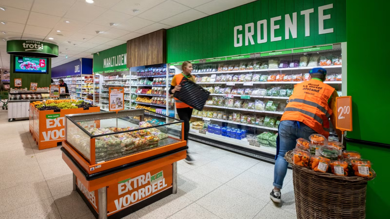 Het interieur van Poiesz in Tolbert. Foto: Anne van der Wouden