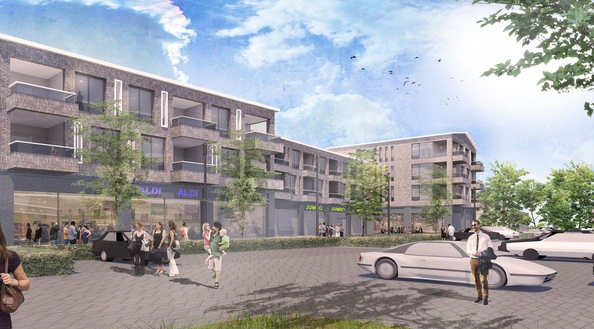 De nieuwe Jumbo Laurijssen. Foto: Artist impression BPD Ontwikkeling