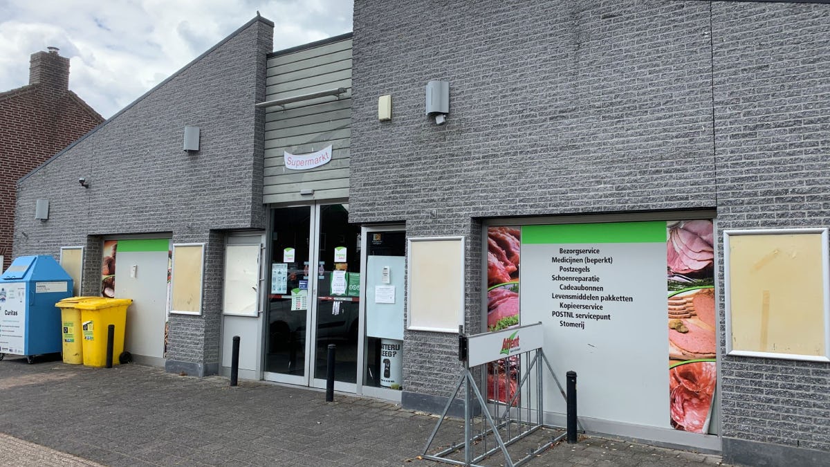 De winkel in Bergharen vlak na sluiting in 2020. Foto: Distrifood/Jaws Media