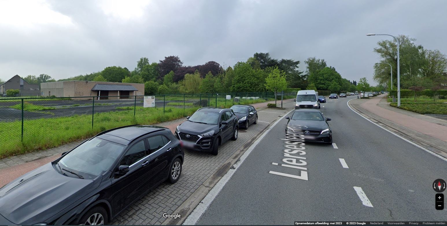 De locatie in Ranst waar de nieuwe AH komt. Foto: Google Street View