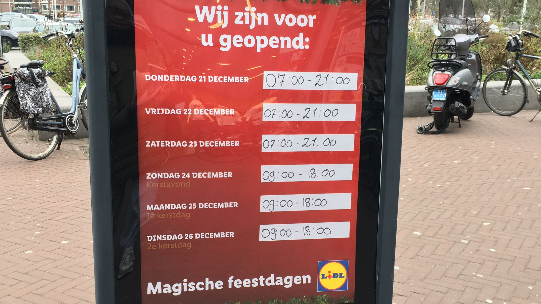 Ook Lidl opent een aantal vestigingen op Eerste Kerstdag. Foto: Distrifood