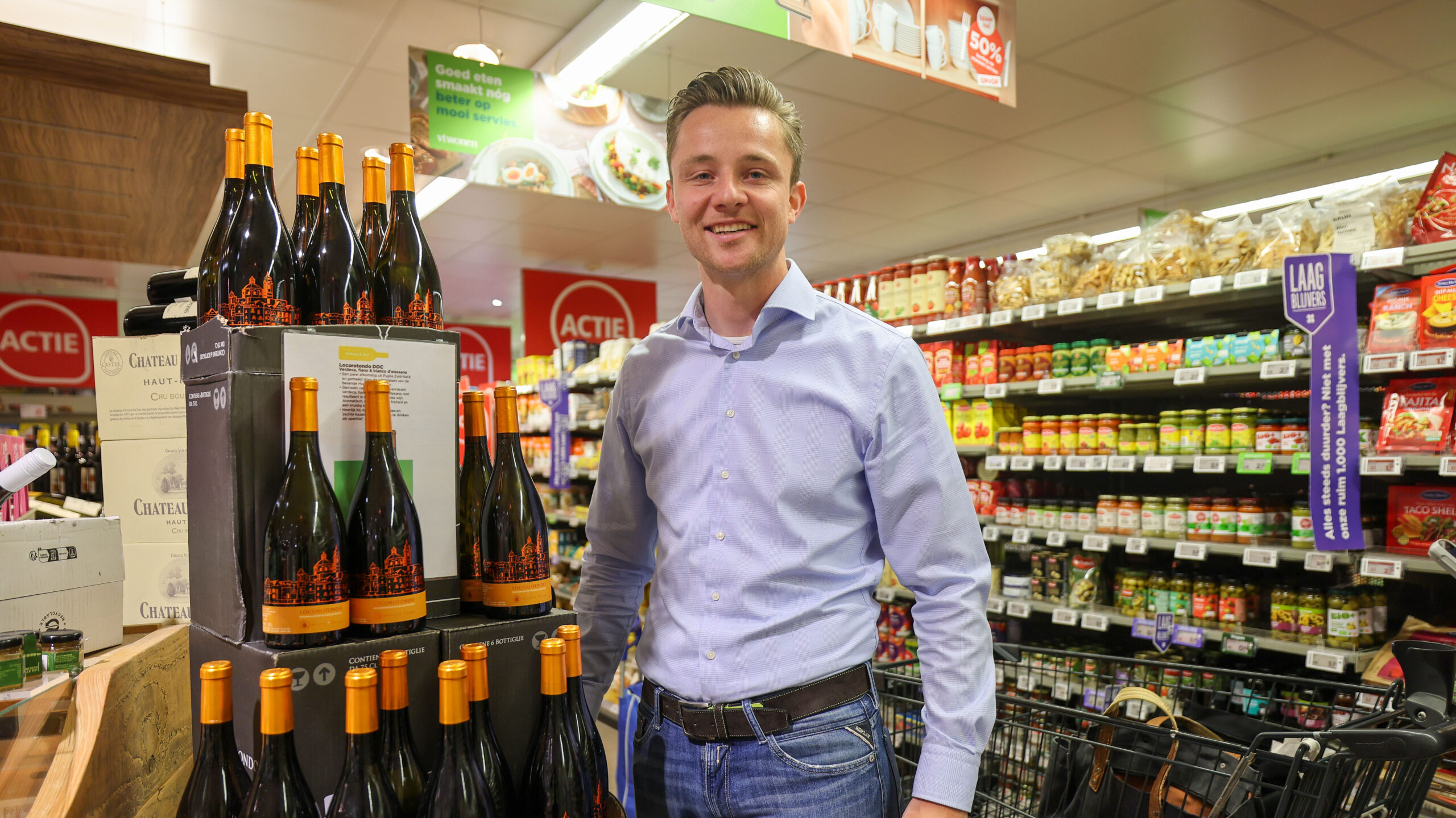 Plus-ondernemer Wesley van Reijen. Foto: Bert Jansen