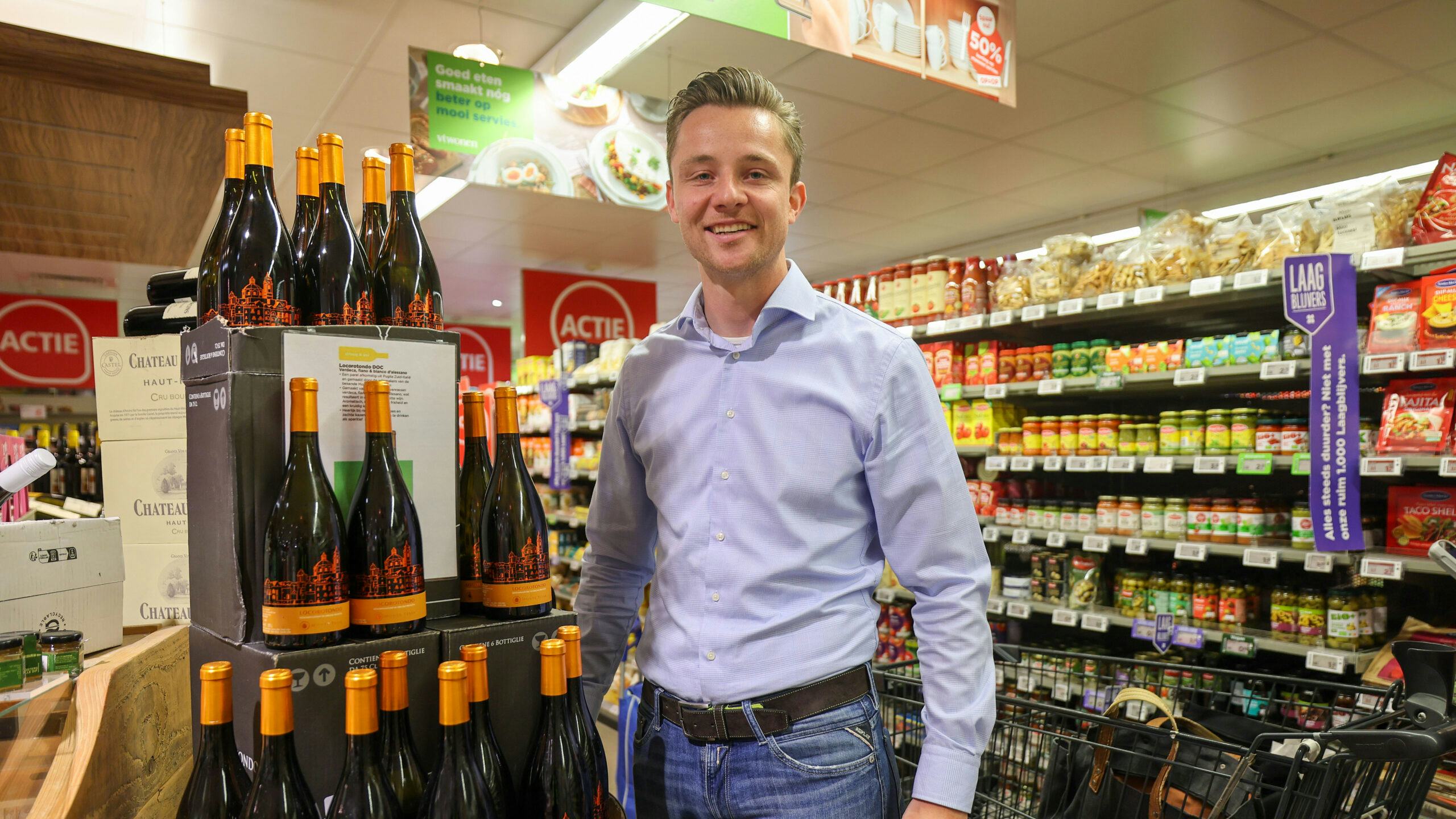 Plus-ondernemer Wesley van Reijen. Foto: Bert Jansen