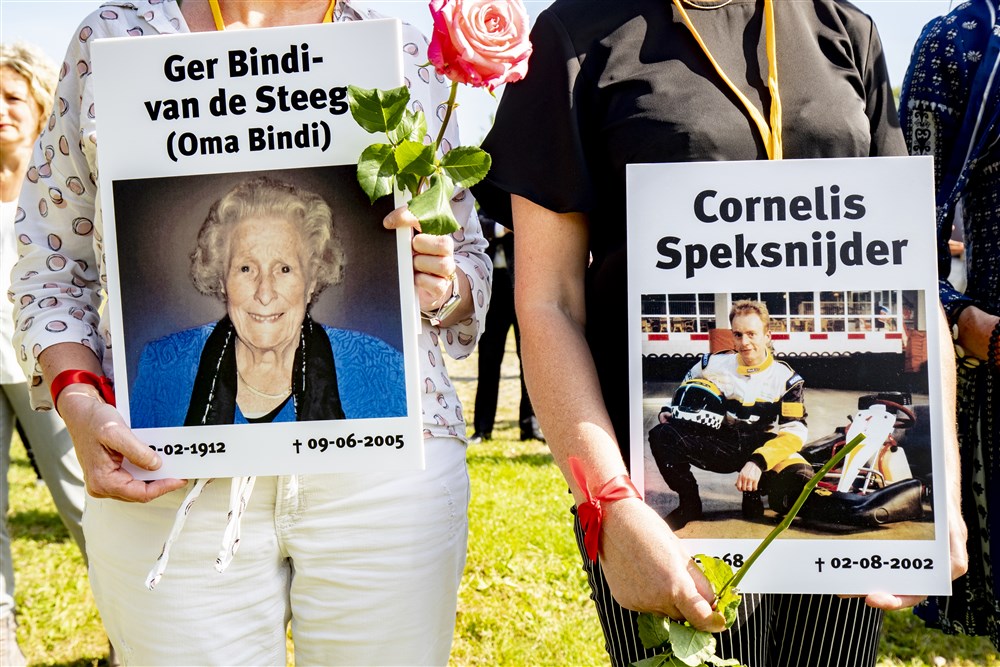Nabestaanden van Cornelis Speksnijder liepen in 2019 mee in een stille toch om aandacht te vragen voor de zaak. Foto: ANP
