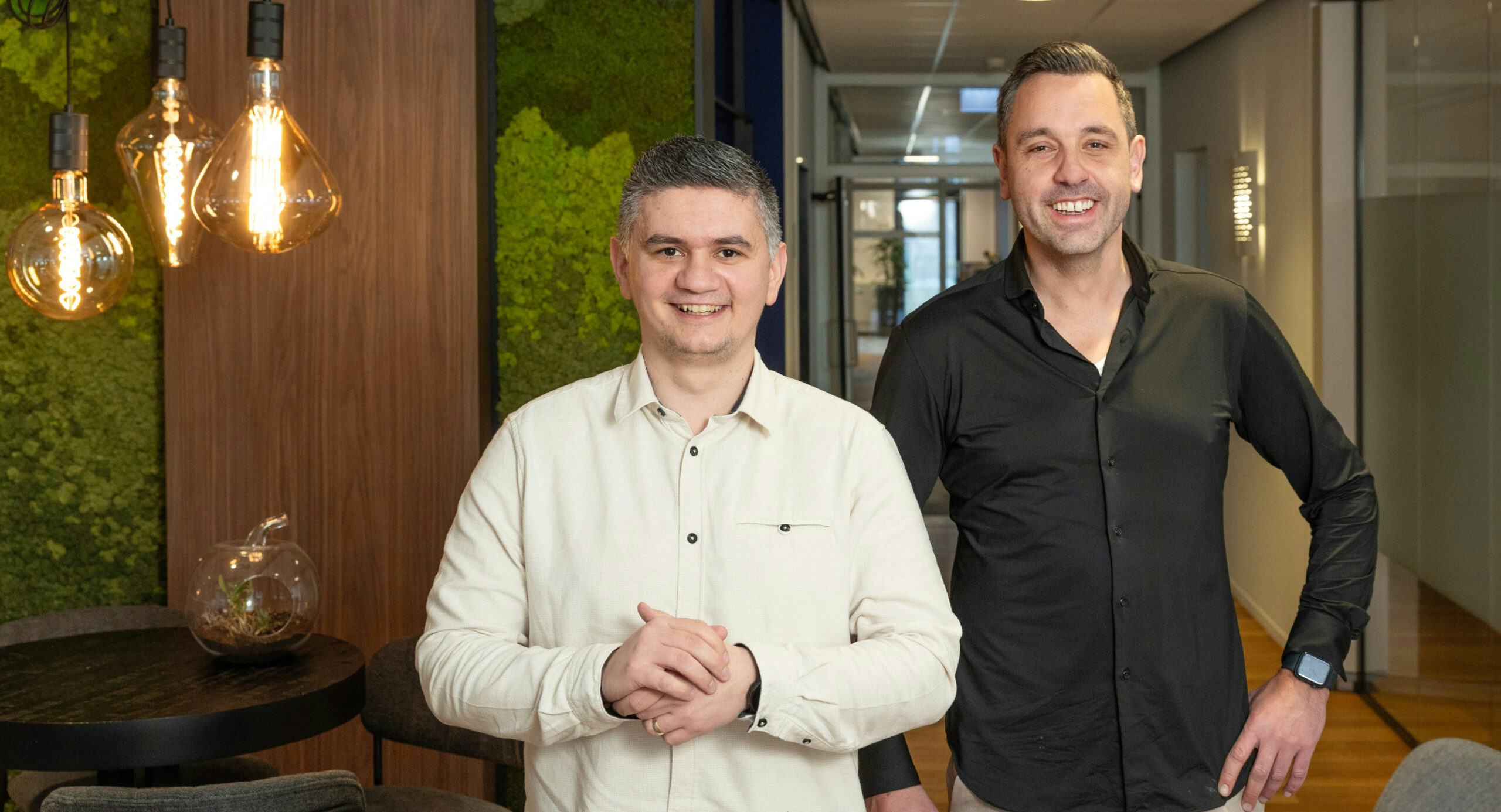 Beni Gabric en Bert Andriessen. Foto: Herbert Wiggerman