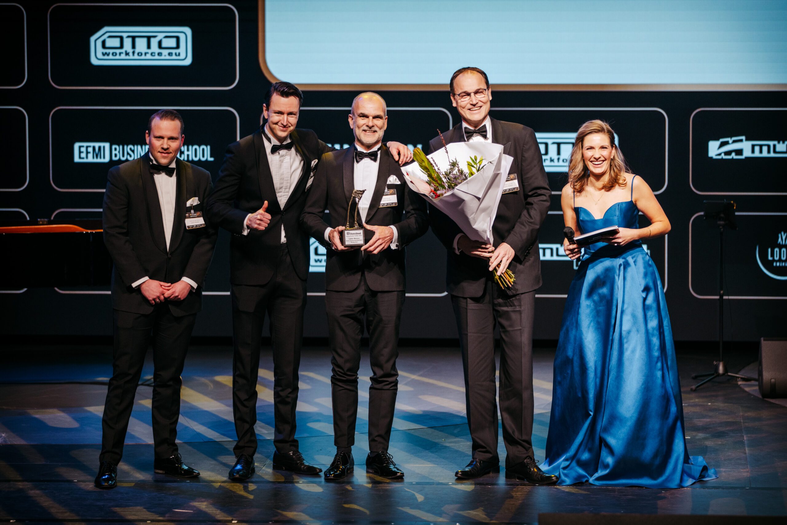 Van Links naar rechts: Corné van den Hoven, Pim Boevé, Erwin Picavet, Stephan van Kuik en Annemarie Brüning. Beeld: Nathan Reinds.