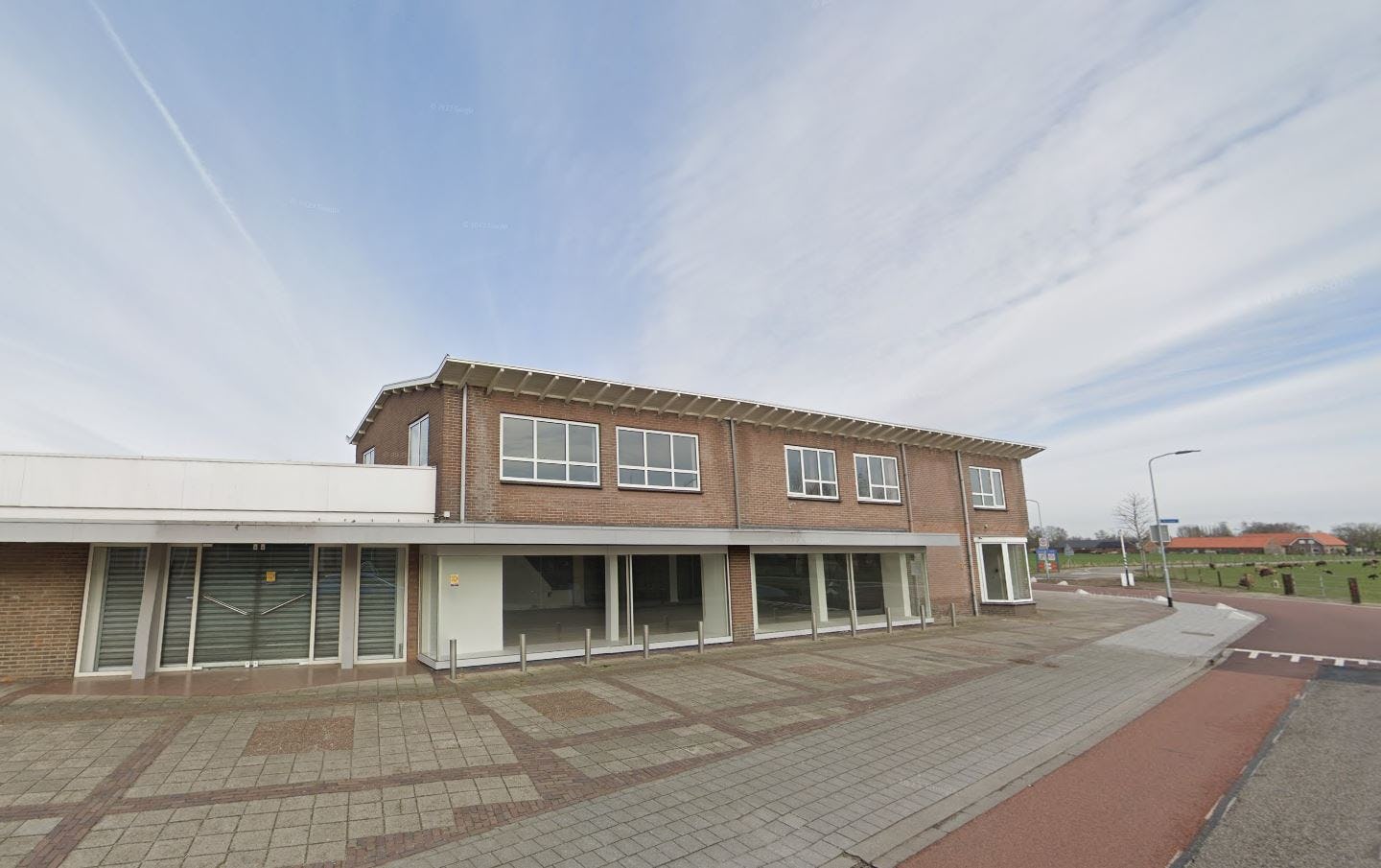De beoogde locatie voor de nieuwe Albert Heijn in Nijkerkerveen. Foto: Google Maps 