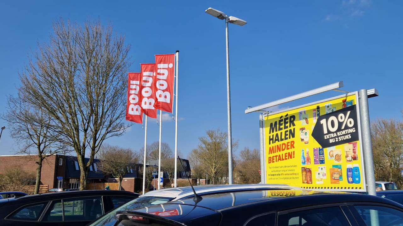 Prijscommunicatie bij de Boni in Lelystad. Foto: Distrifood