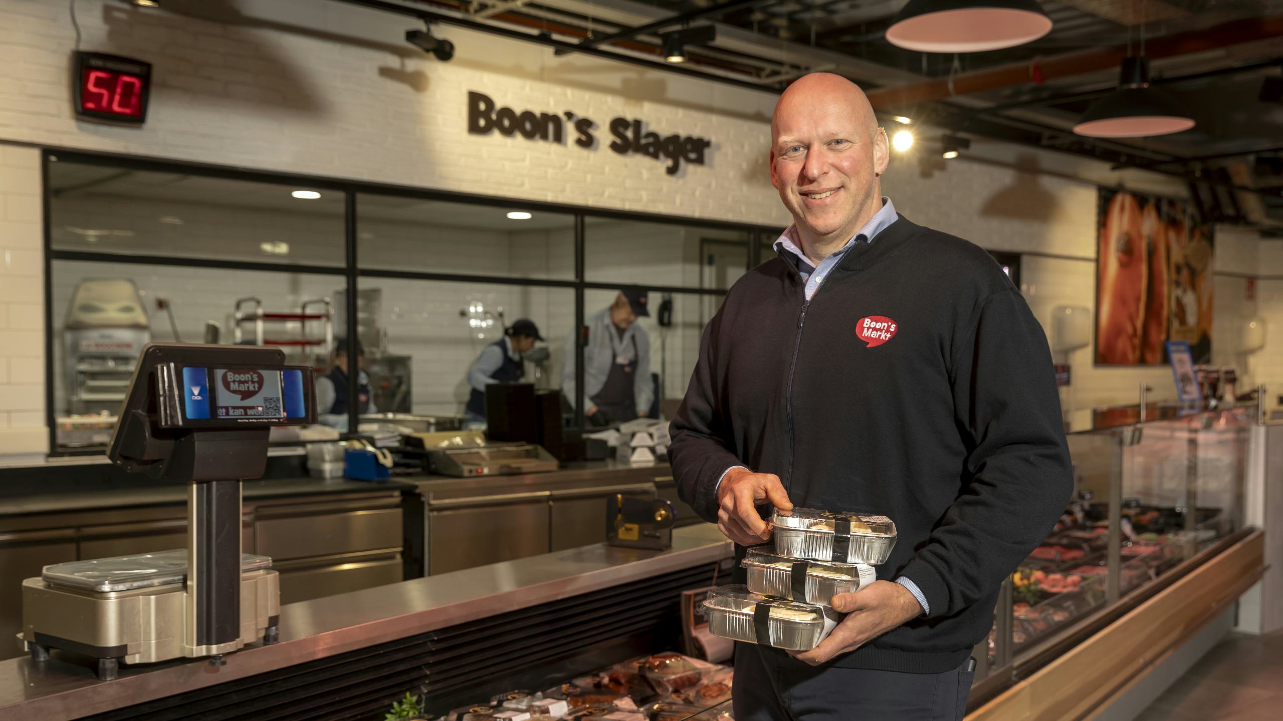 Bedrijfsleider Martijn Bresser van Boon's Markt in Barendrecht. Foto: Dennis Wisse