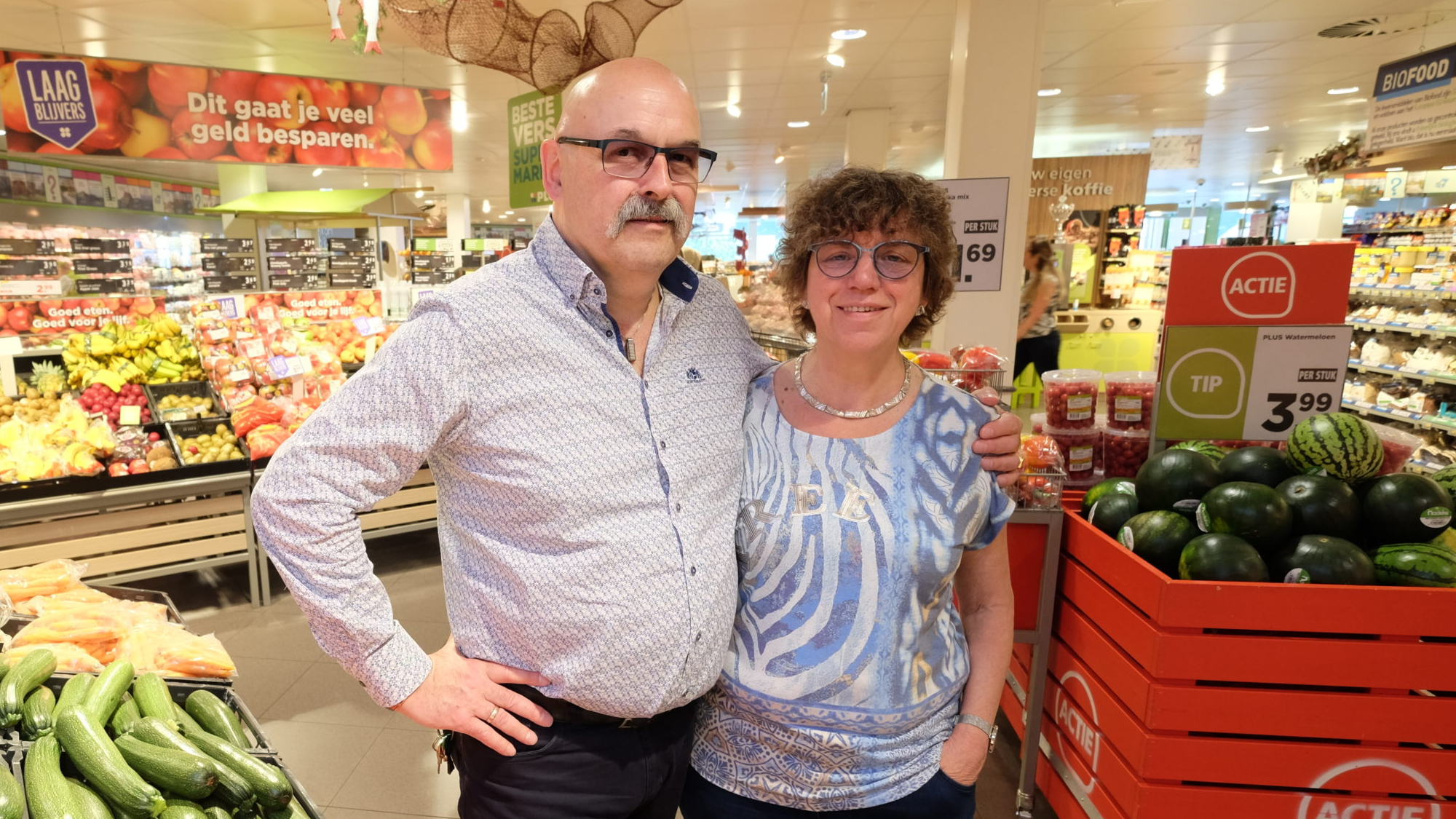 Chris en Mia Grinwis in juli 2019. Foto: Distrifood