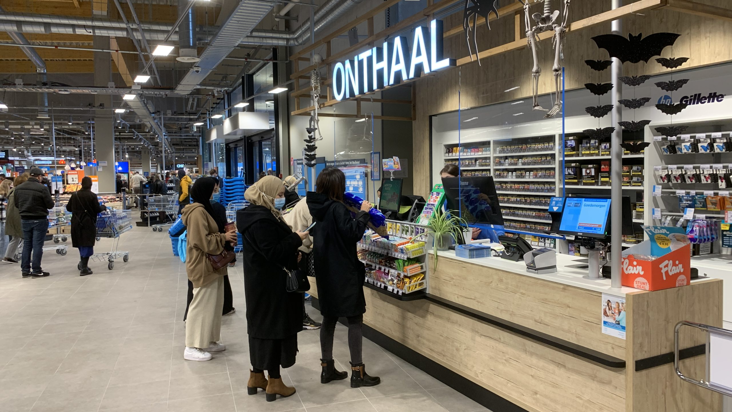 De servicebalie heet in Vlaanderen Onthaal. Foto: Distrifood