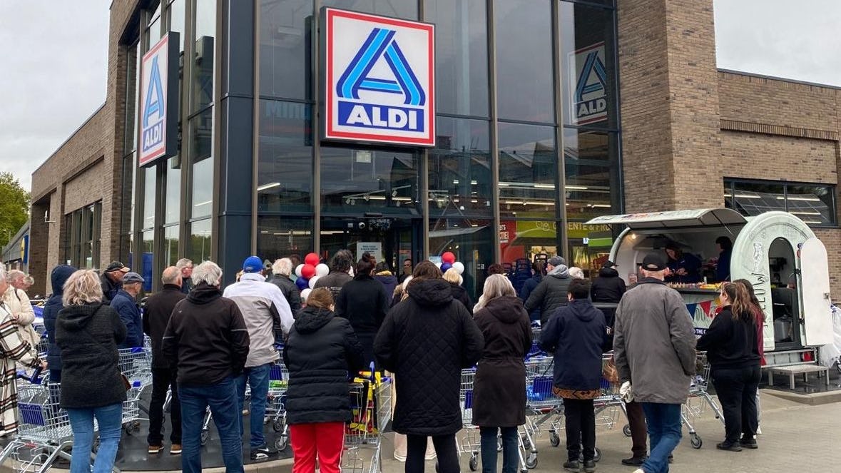 De nieuwe winkel van Aldi in Nijverdal. Foto: Aldi Vastgoed