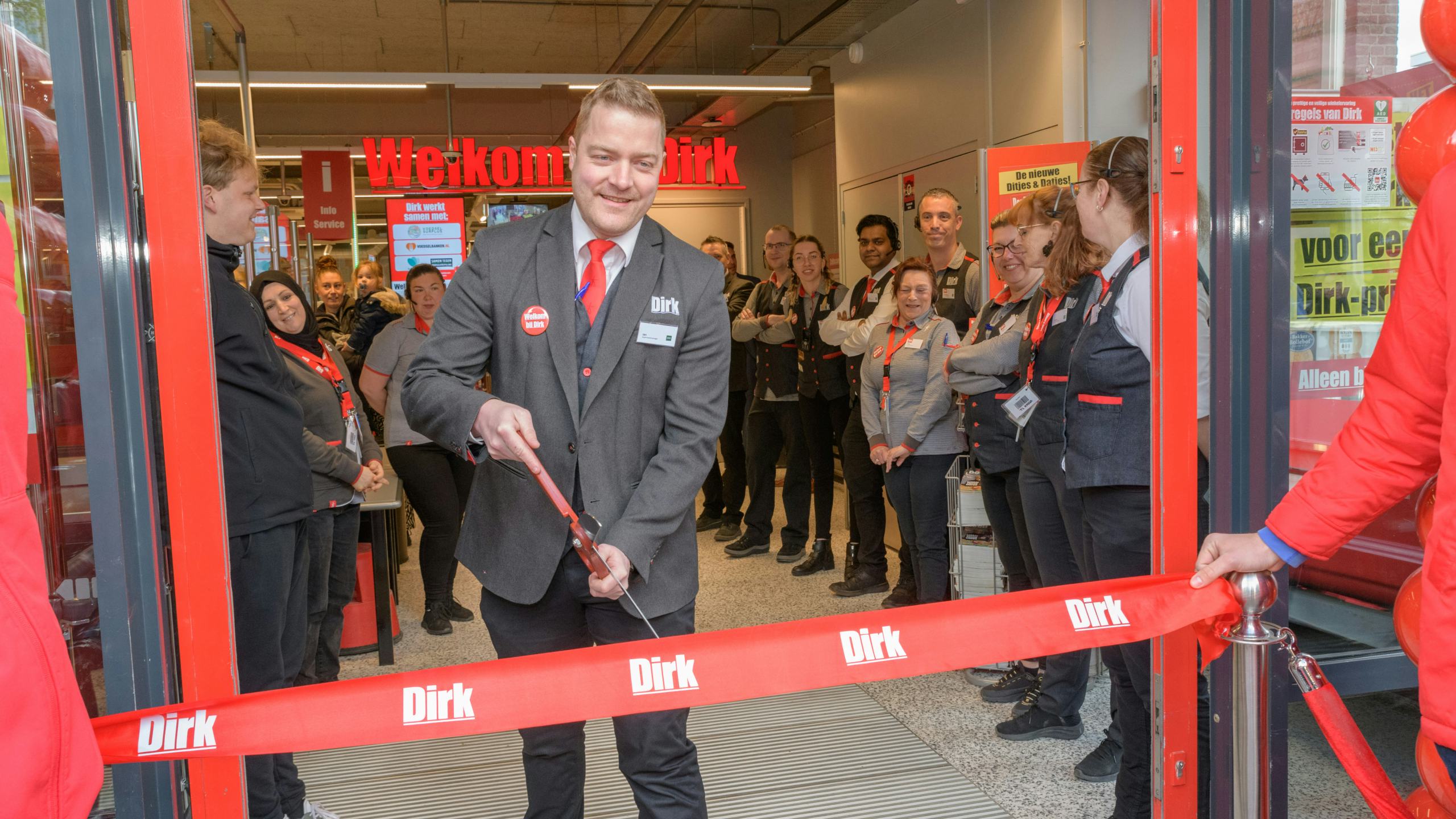 De heropening van Dirk in Wassenaar. Foto: Dirk van den Broek