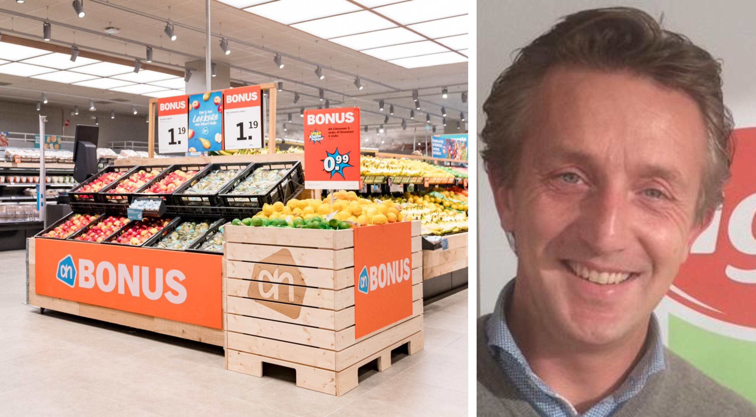 Niels Bontje. Foto's: Albert Heijn en Iglo