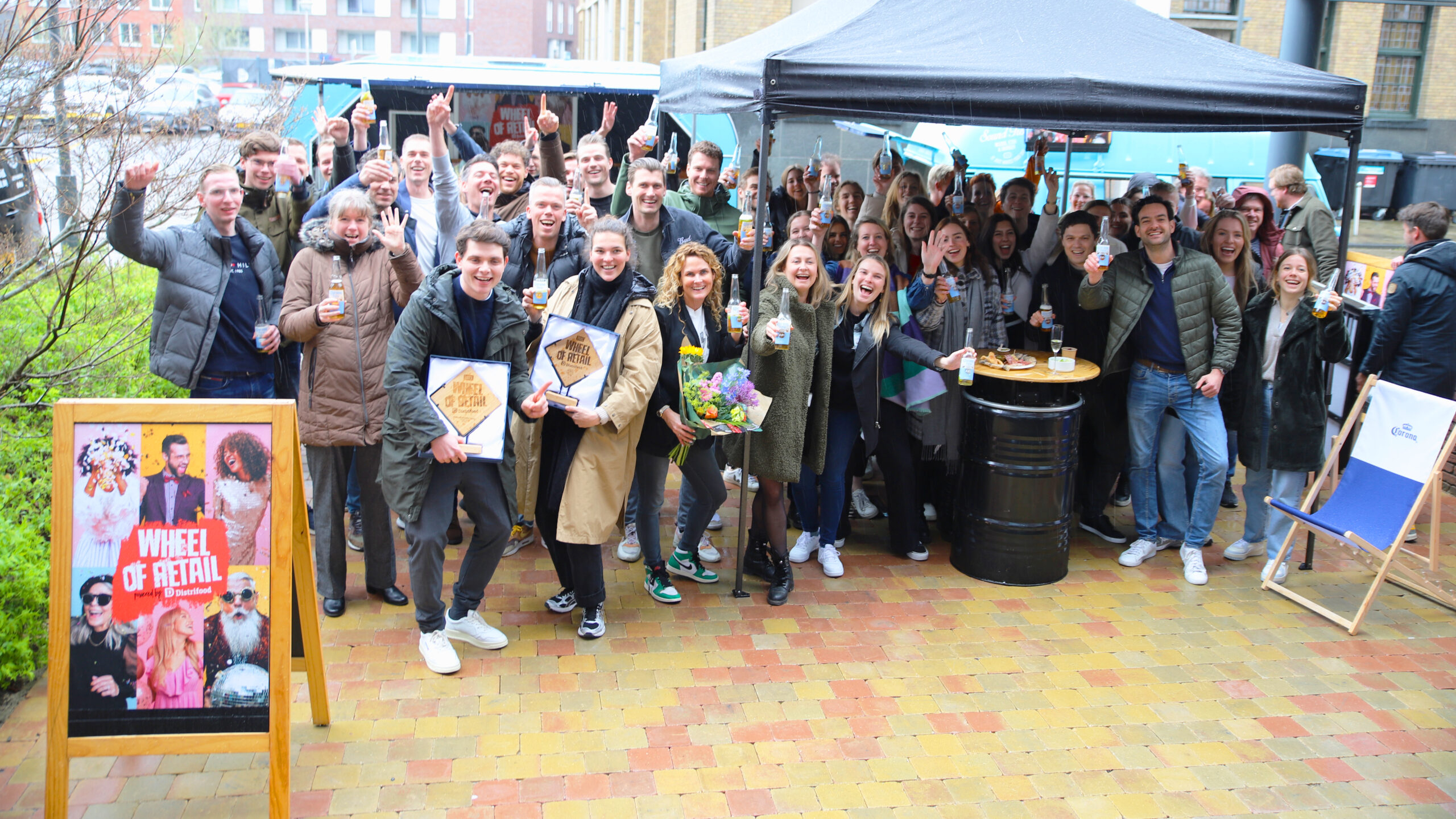 Winnaar van de Gouden Wheel van vorig jaar, AB Inbev. Foto: Distrifood