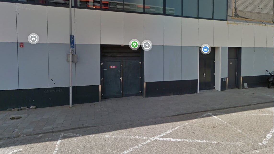 Het gebouw in Utrecht, van waaruit flitsbezorger Getir tot voor kort werkte. Foto: Google Street View