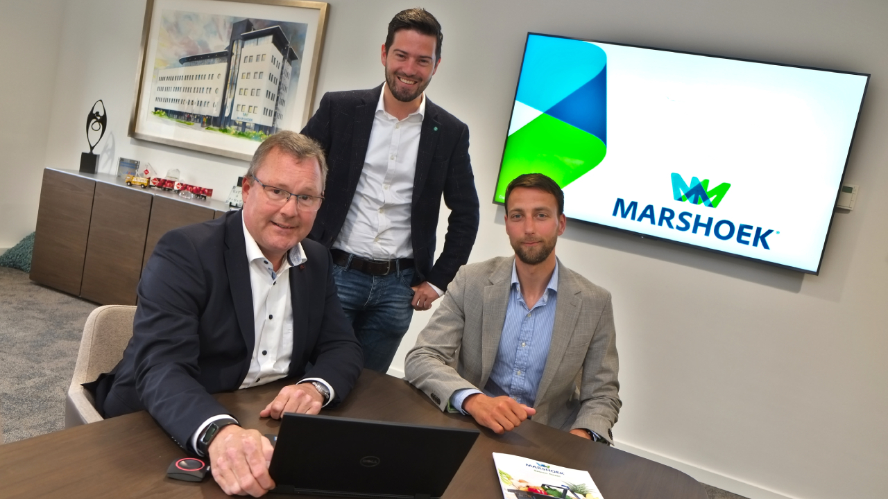 Ton van Loon, Richard Kievit en Joeri van Rens van Marshoek. Foto: Distrifood