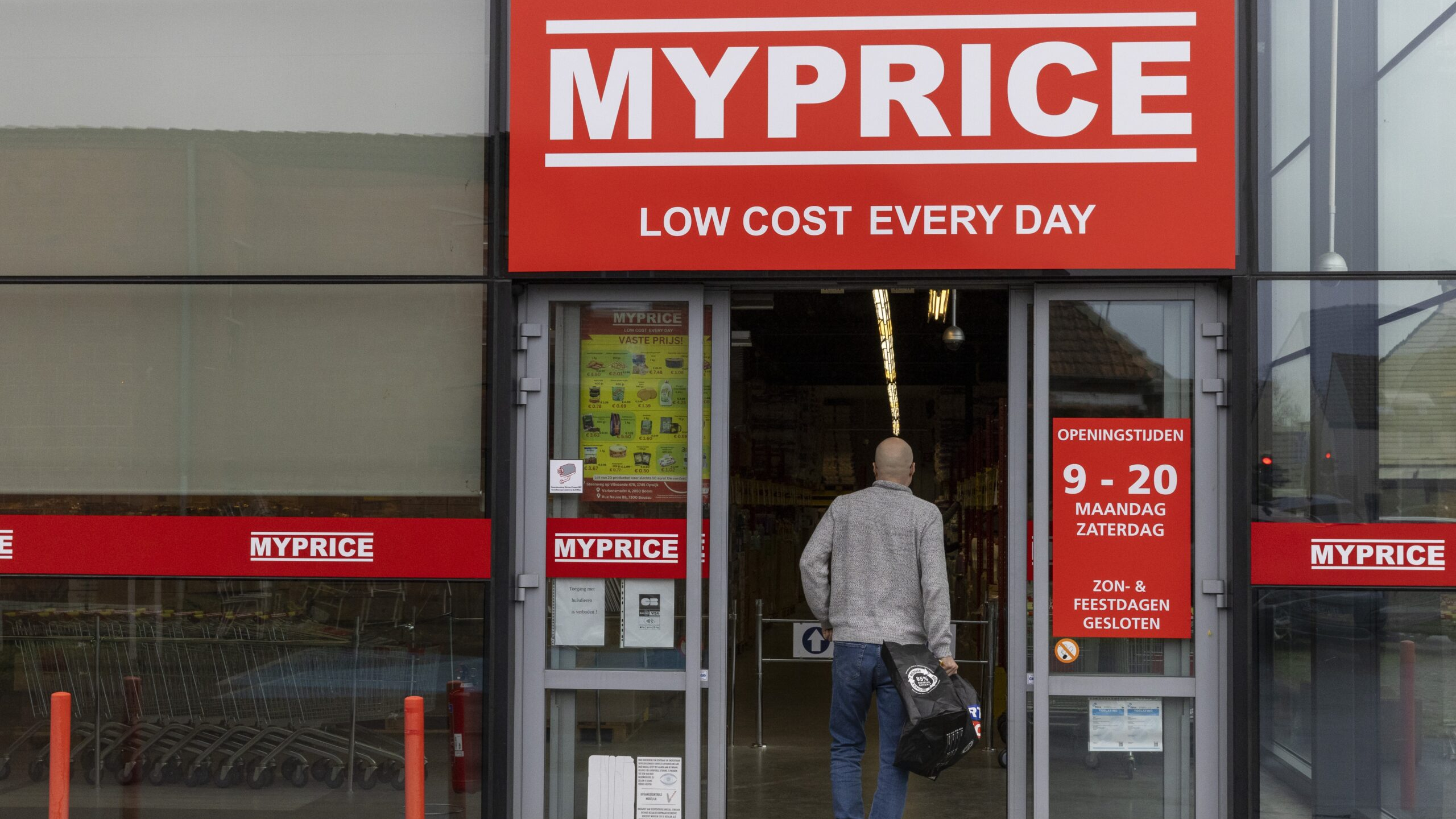 Een Belgische winkel van MyPrice. Foto: Belga Photo Nicolas Maeterlinck