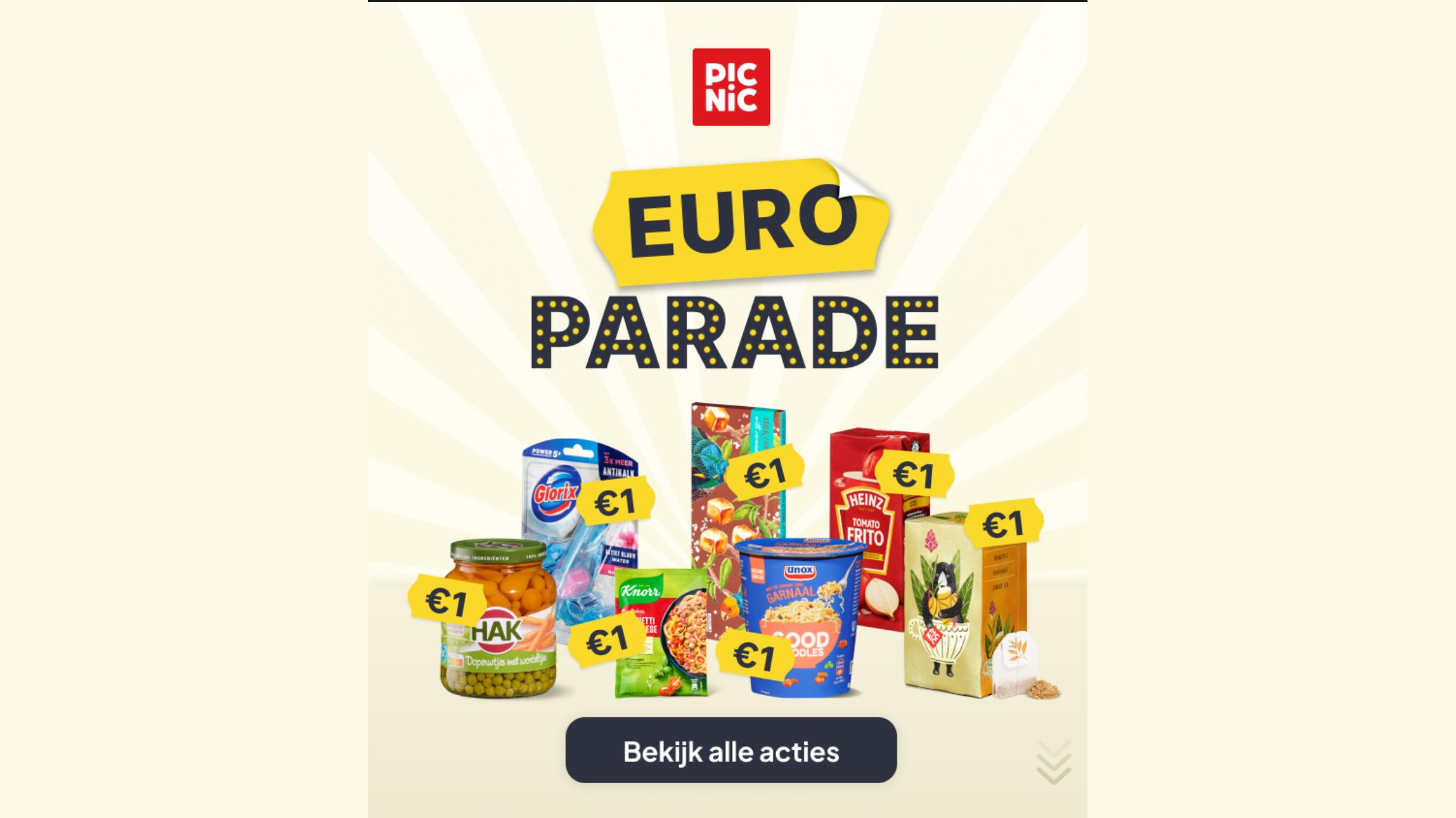 Europarade van Picnic. Foto: Picnic