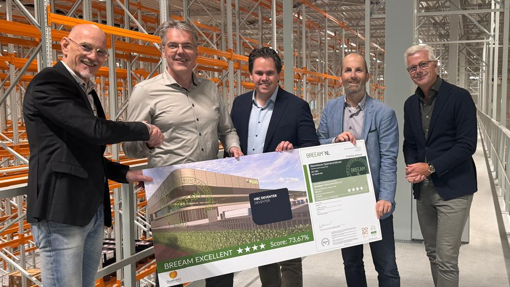 Plus distributiecentrum BREEAM-NL gecertificeerd. Foto: Plus
