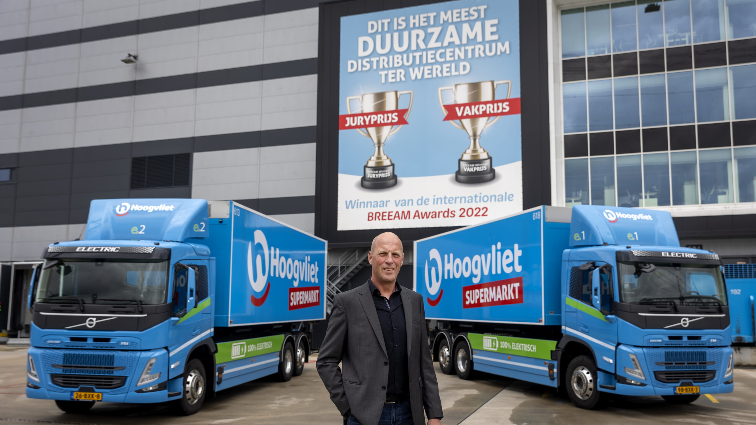 Kees Twilt, sectormanager transport bij het distributiecentrum van Hoogvliet. Foto: Dennis Wisse