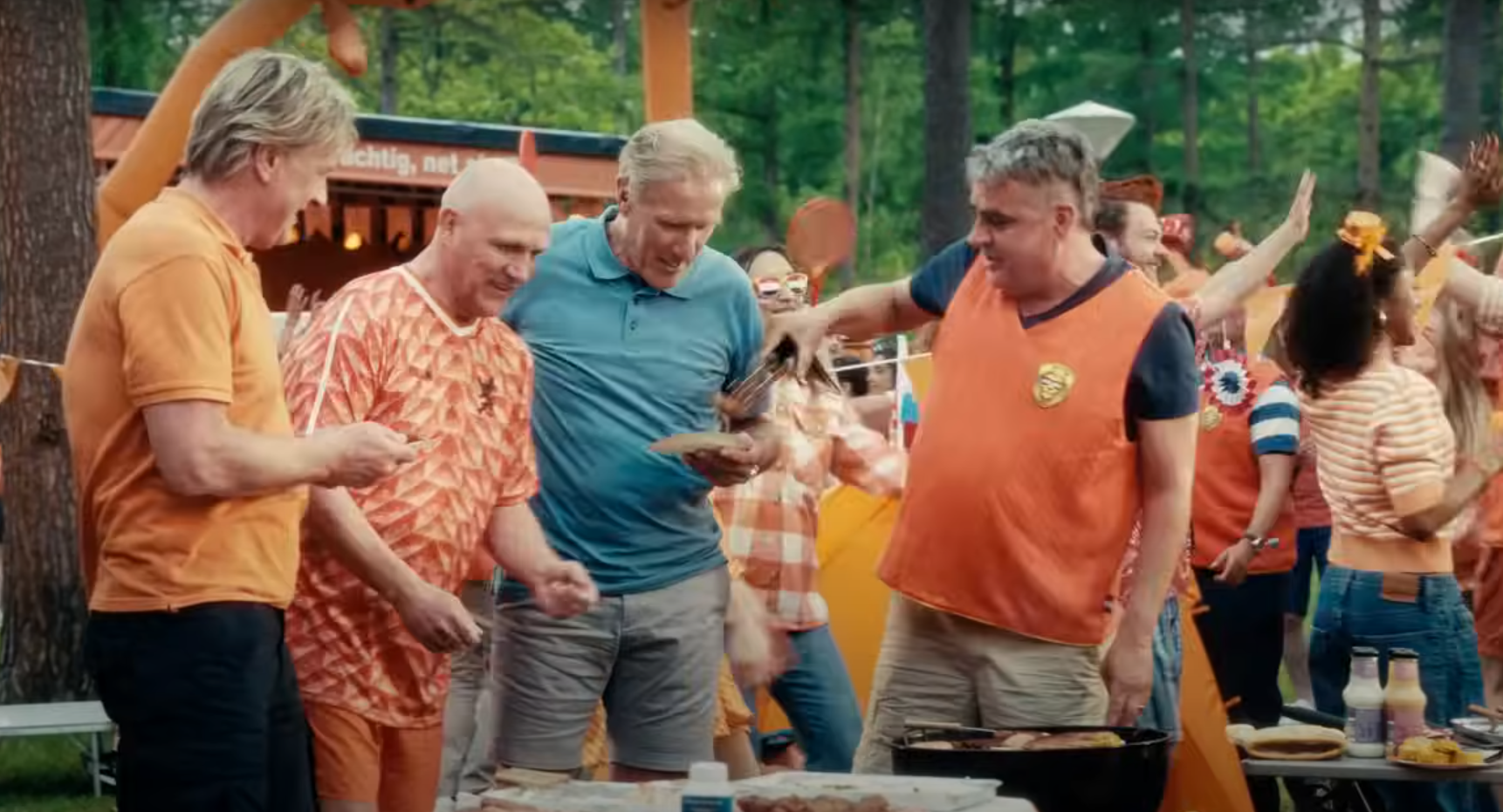 De EK-commercial van Jumbo die genomineerd is voor een Gouden Loeki. Foto: still van Youtube