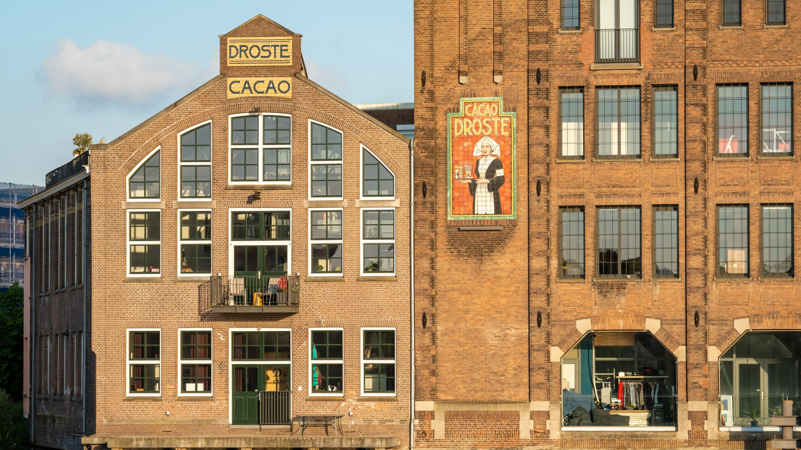 De oude fabriek van Droste in Haarlem. Foto: Shutterstock