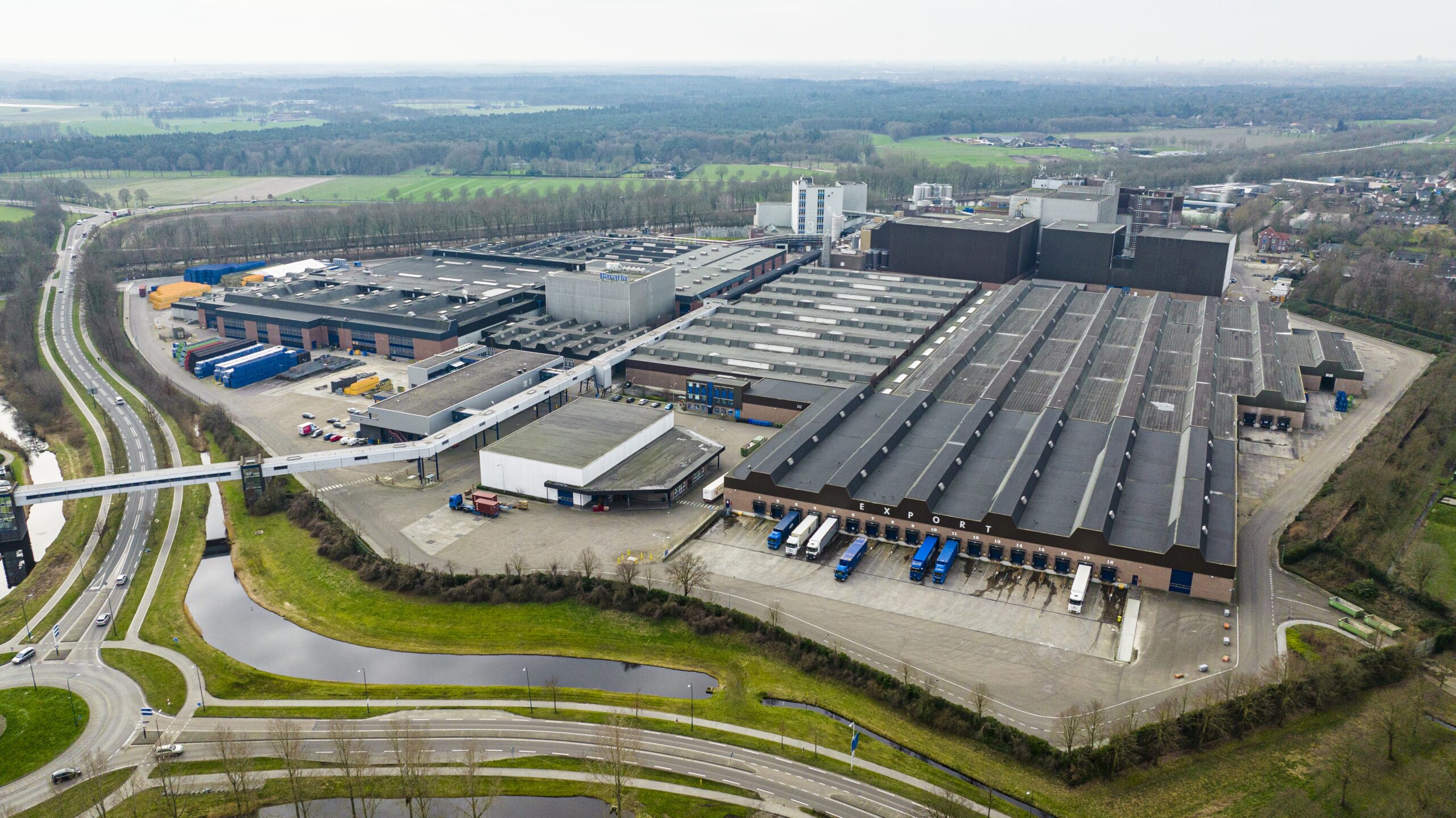 Luchtfoto van Royal Swinkels in Lieshout. Foto: ANP