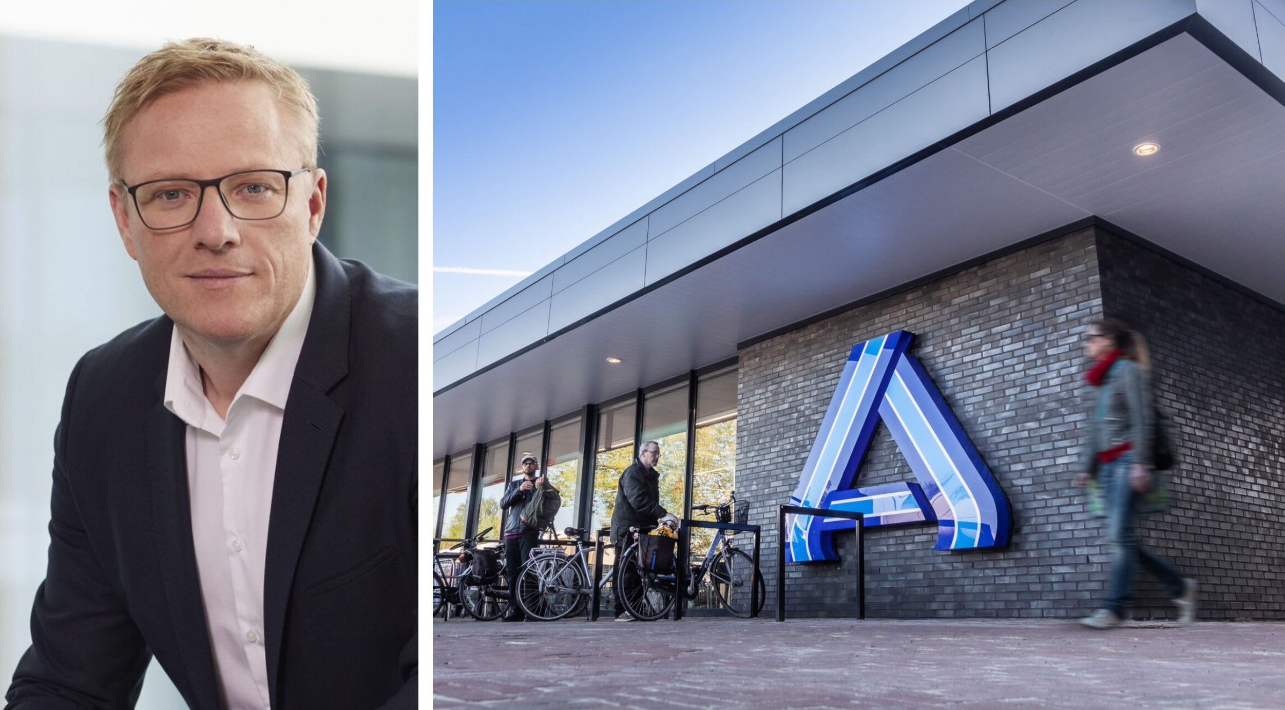 Florian Scholbeck, managing director group communications. Foto's: Aldi Nord en Distrifood