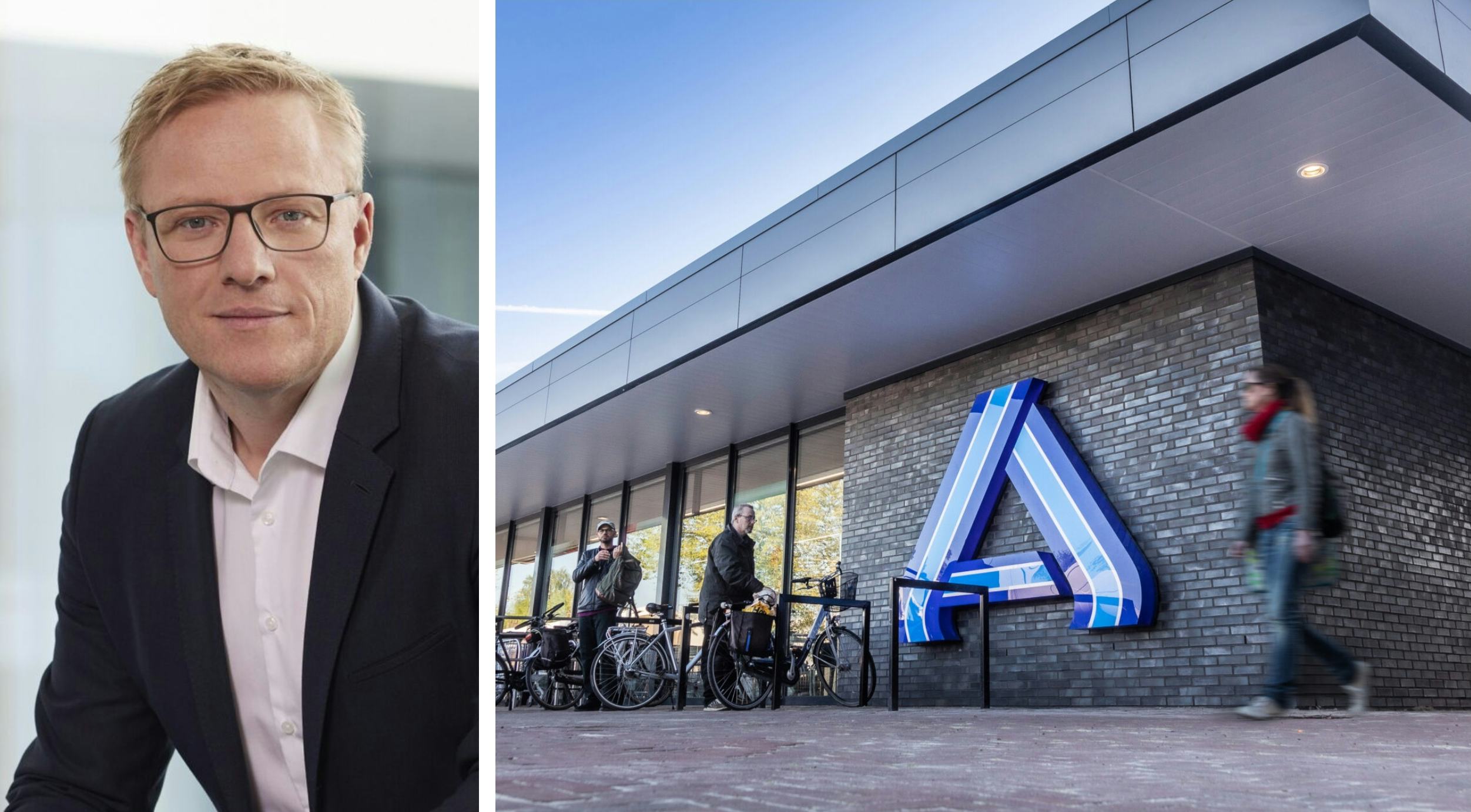 Florian Scholbeck, managing director group communications. Foto's: Aldi Nord en Distrifood