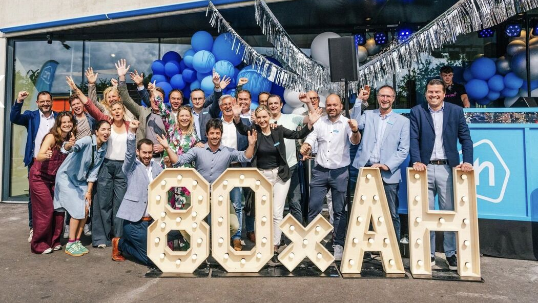 De opening van Albert Heijn in Lebbeke, België. Foto: Albert Heijn België