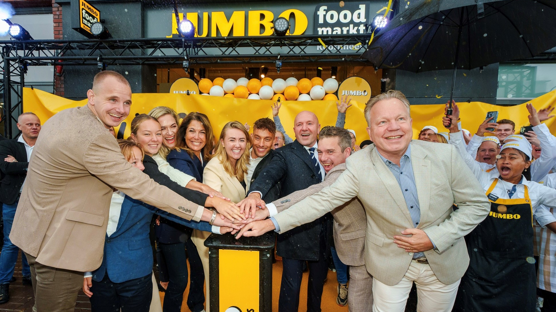 De opening van Jumbo Foodmarkt op Scheveningen. Foto: Jumbo