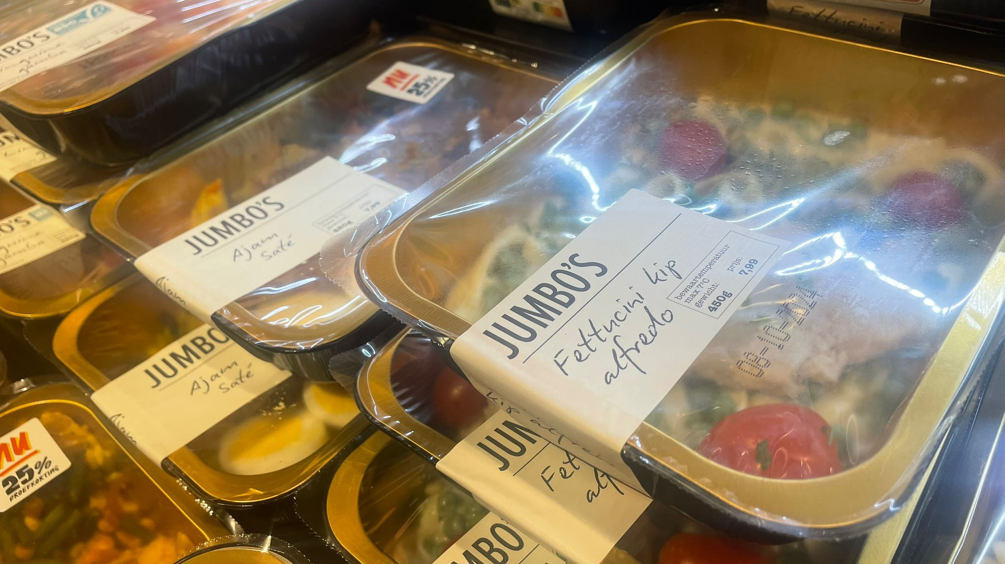 Maaltijden van het nieuwe huismerk Jumbo's van Jumbo. Foto: Distrifood