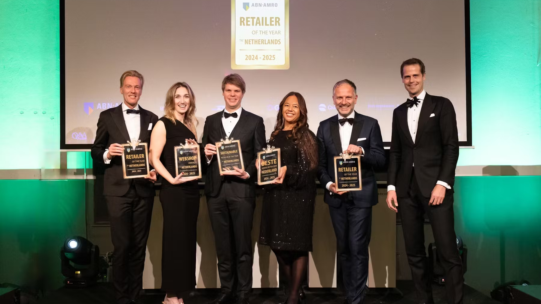 De winnaars. Foto: ABN Amro