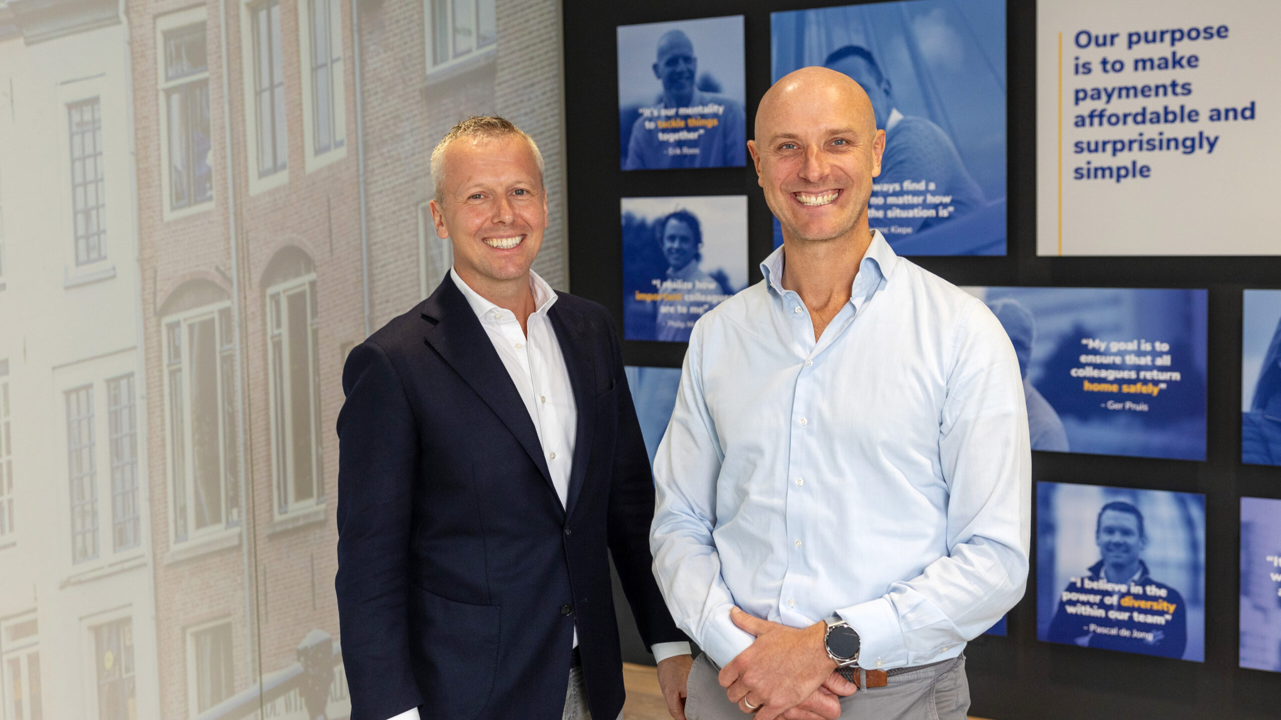 Bas Rodenberg (links) en Martijn Wiersma van Brink's Nederland. Foto: Herbert Wiggerman