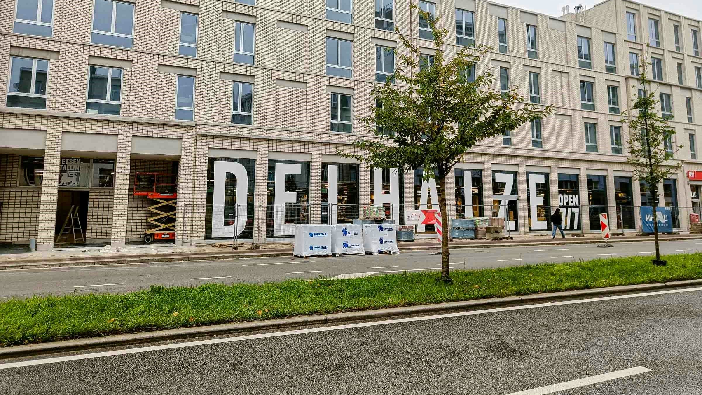 De laatste Delhaize die naar een franchiser gaat, in Antwerpen. Foto: Delhaize