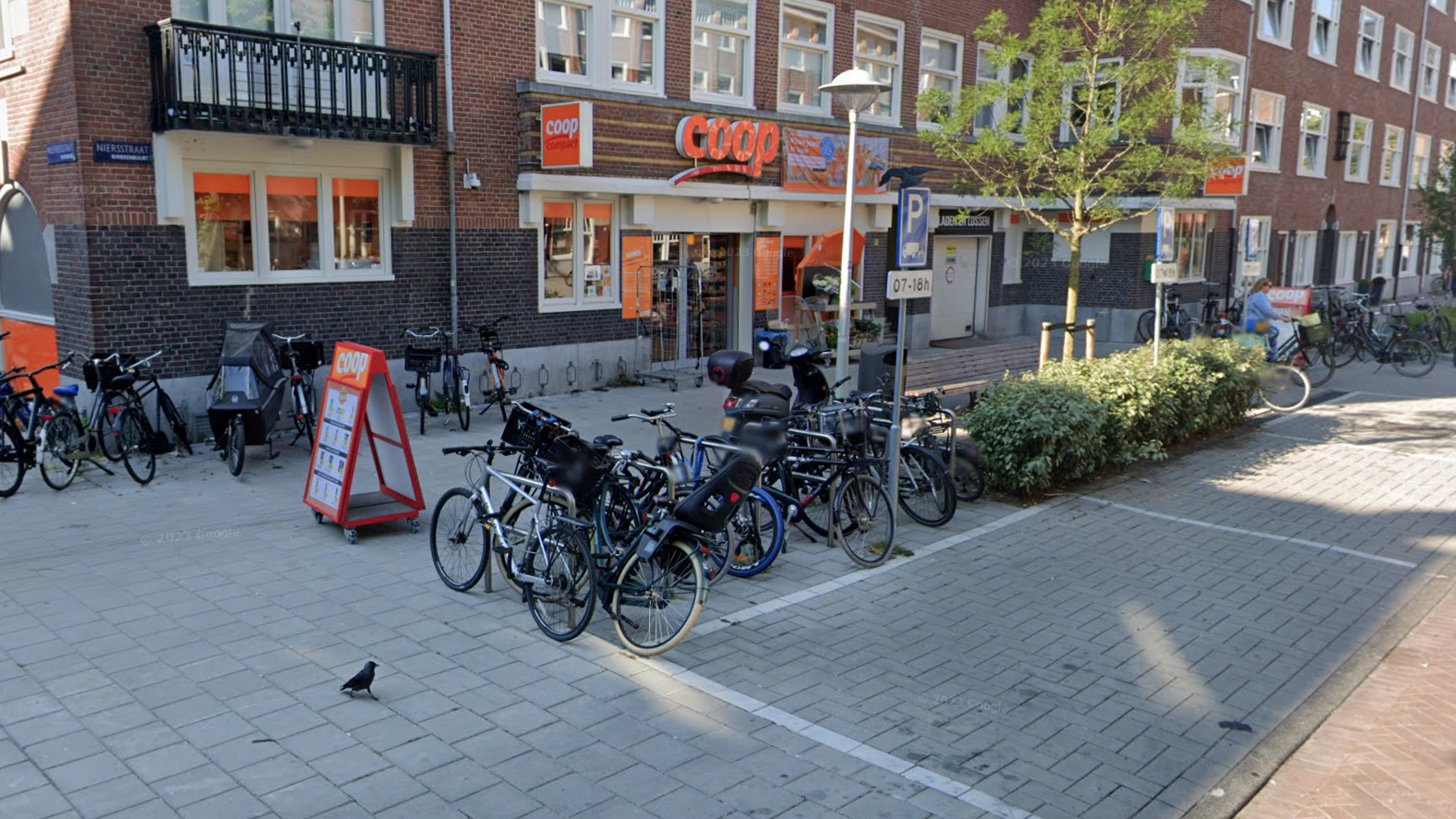 Coop Niersstraat in Amsterdam wordt in 2025 een Vomar. Foto: Google Street View