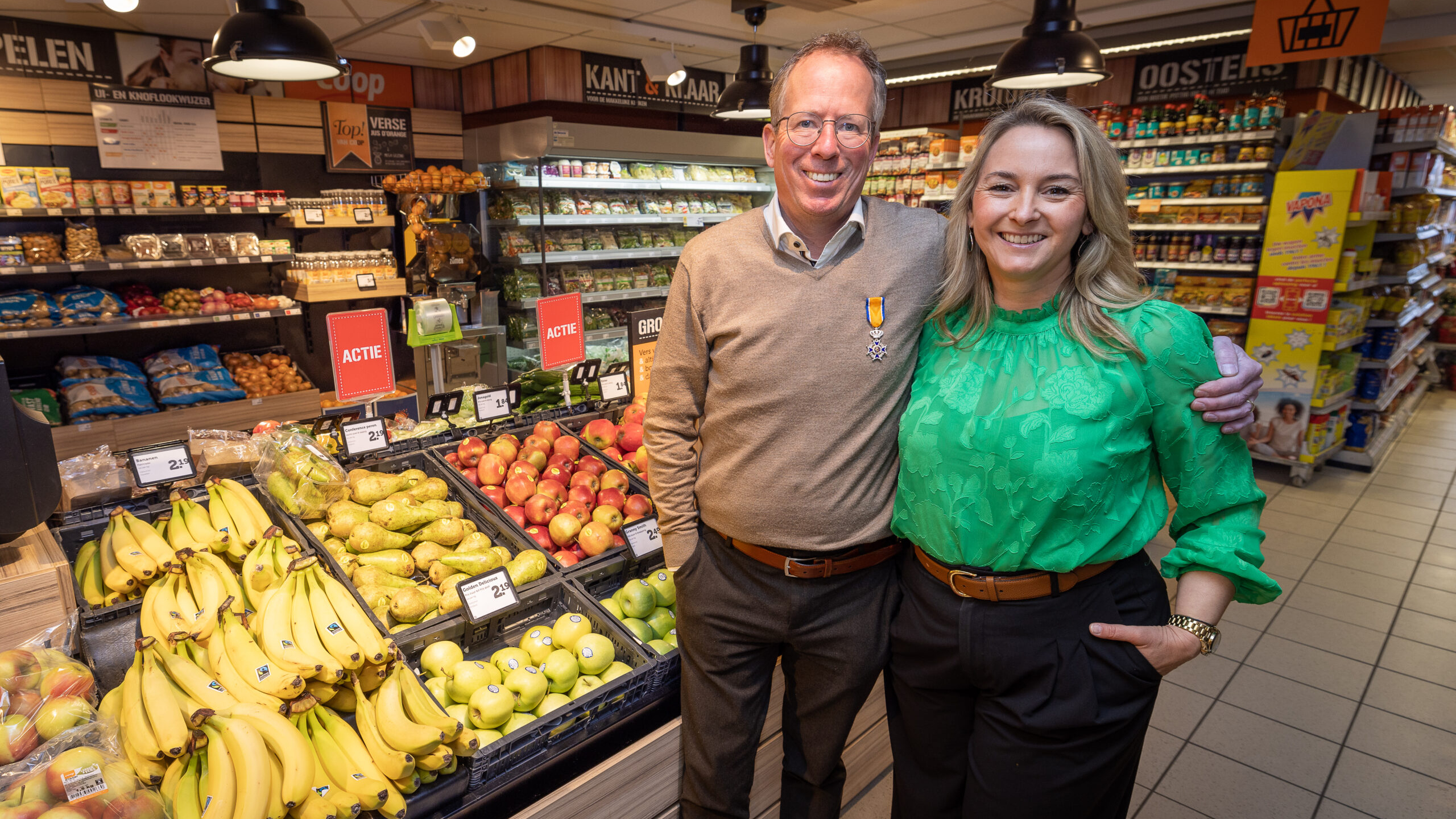 Christ-Jan van Bedaf en zijn vrouw Kara Foto: Peter Roek