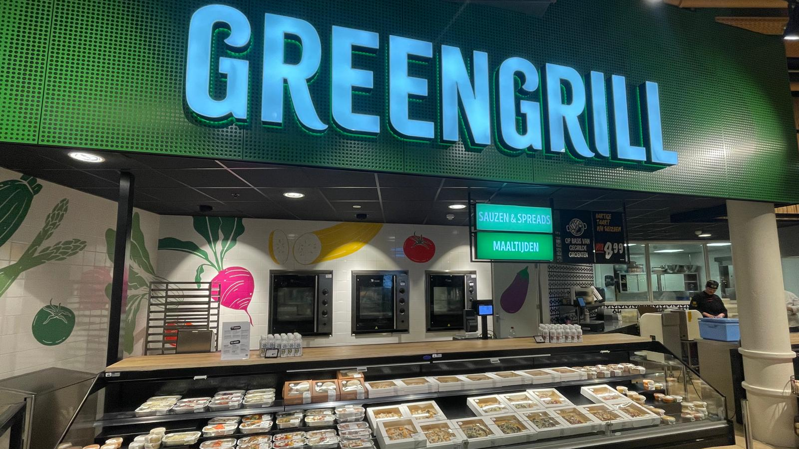 Greengrill, het groenteconcept van Jumbo dat in Breda geïntroduceerd is. Foto: Distrifood