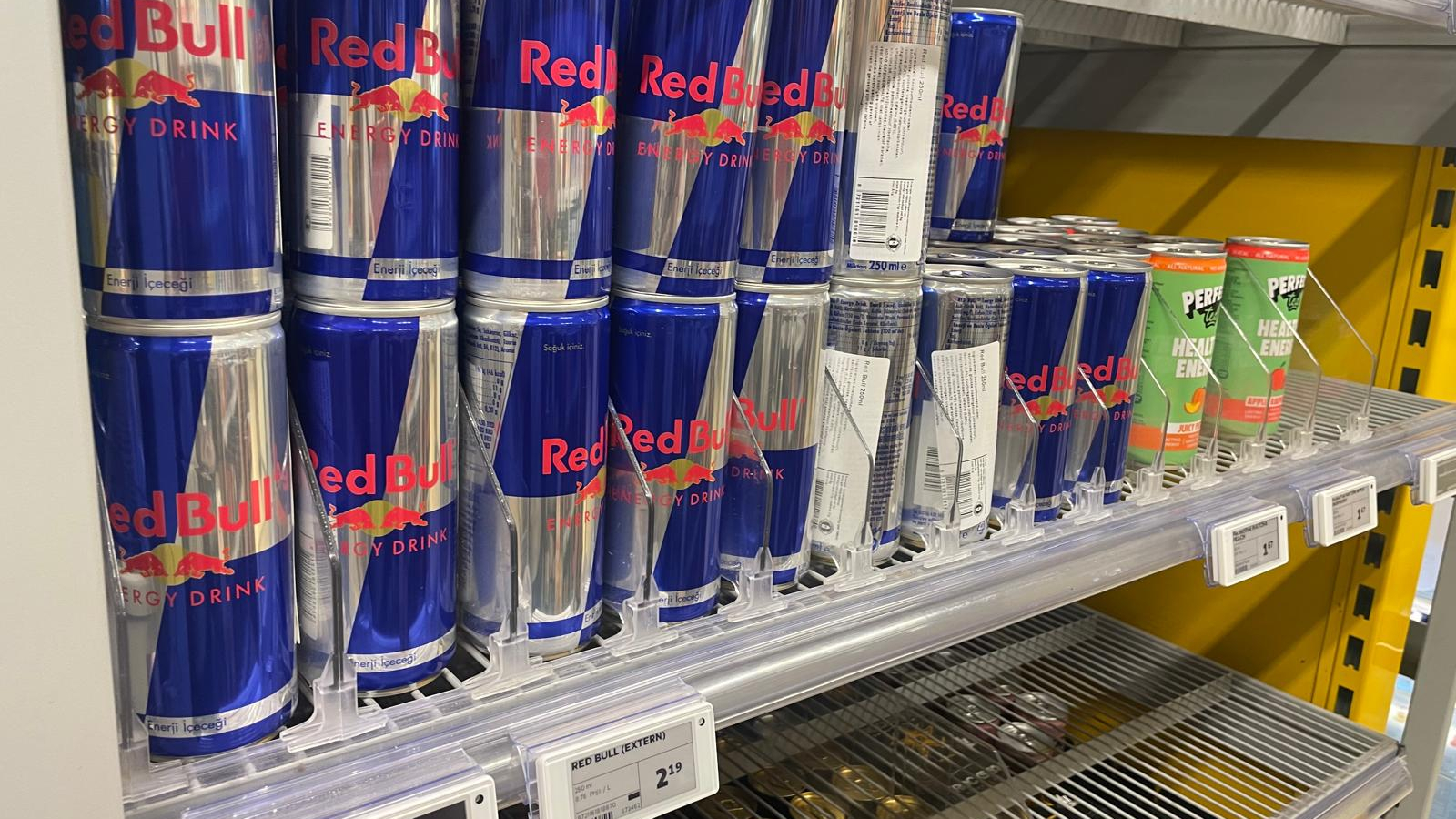 urkse Red Bull bij Jumbo. Foto: Distrifood