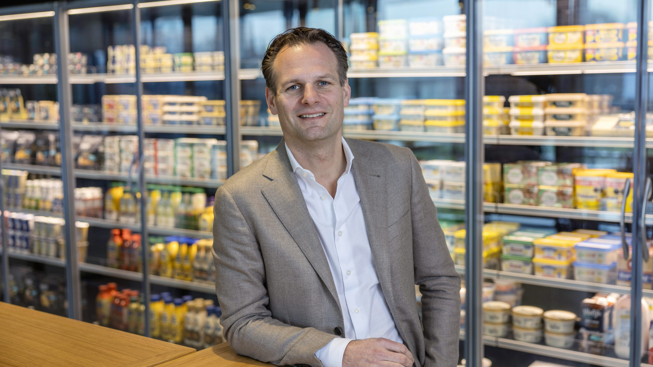 Bas Michel, country manager van Flora Food Group. Foto: Herbert Wiggerman