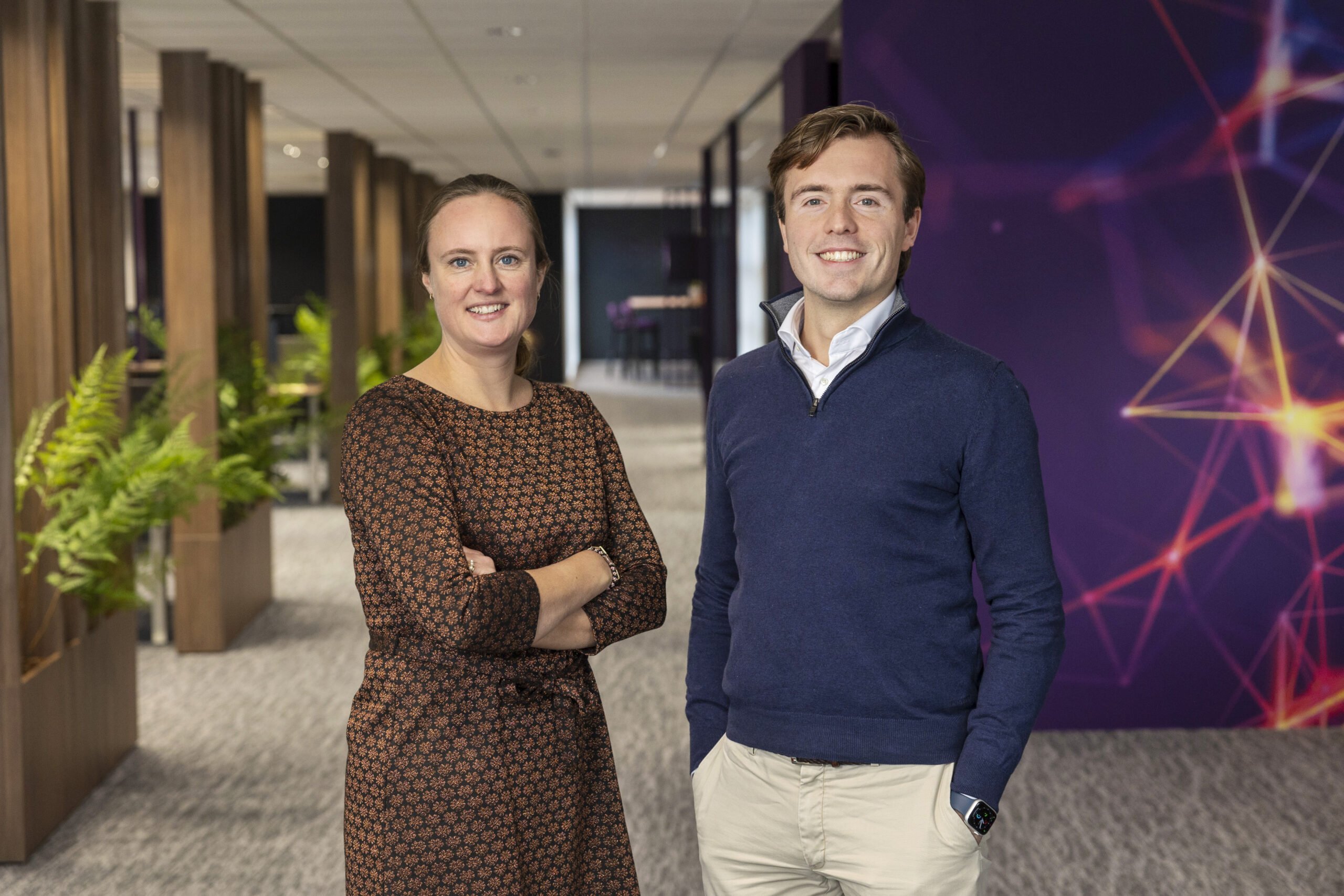 Retail directeur Irene Hendriksen en Joost Slagt, commercieel directeur van de Nederlandse tak van Circana.