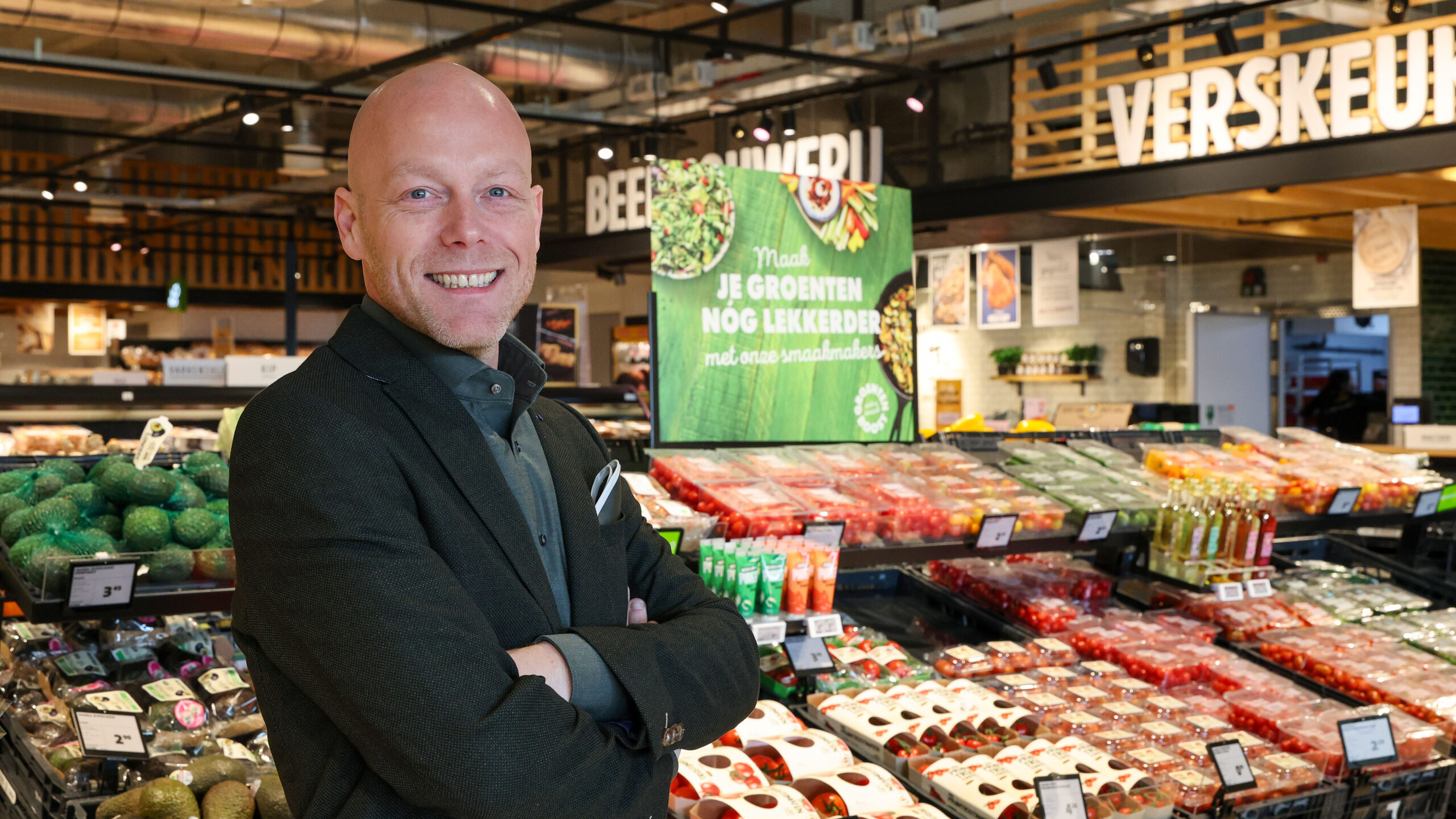 Ralf Jansen in de Jumbo in Bree. Foto: Bert Jansen
