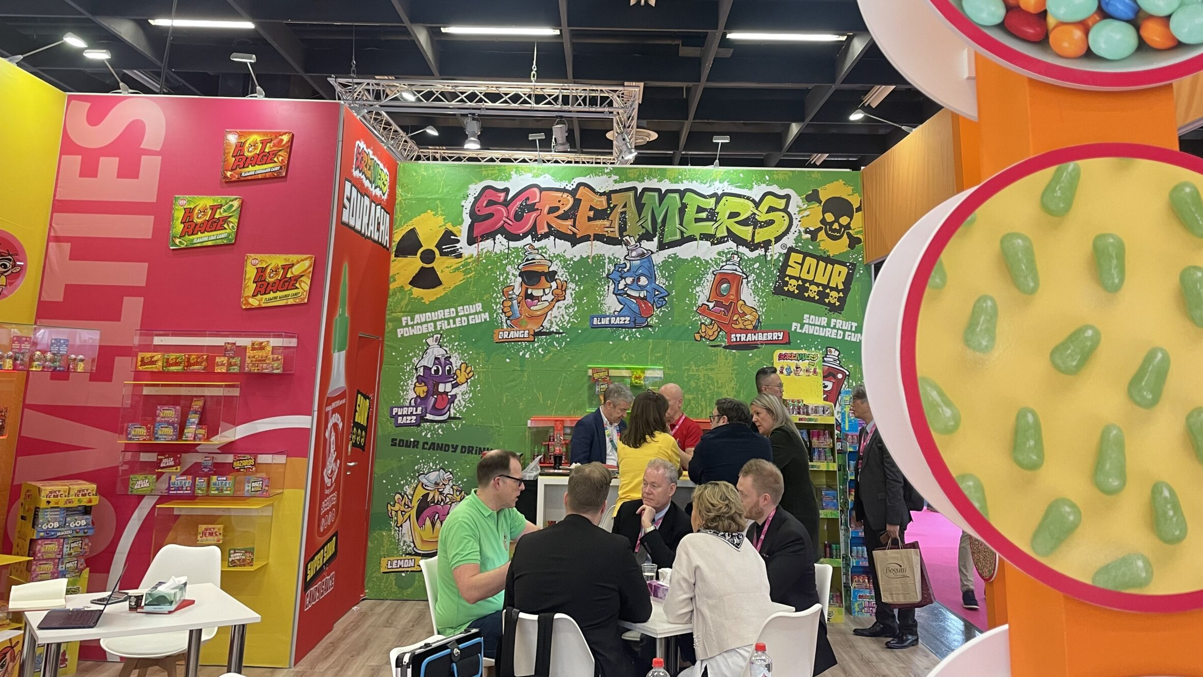 De beursstand van Zed Candy op de ISM in Keulen. Foto: Distrifood