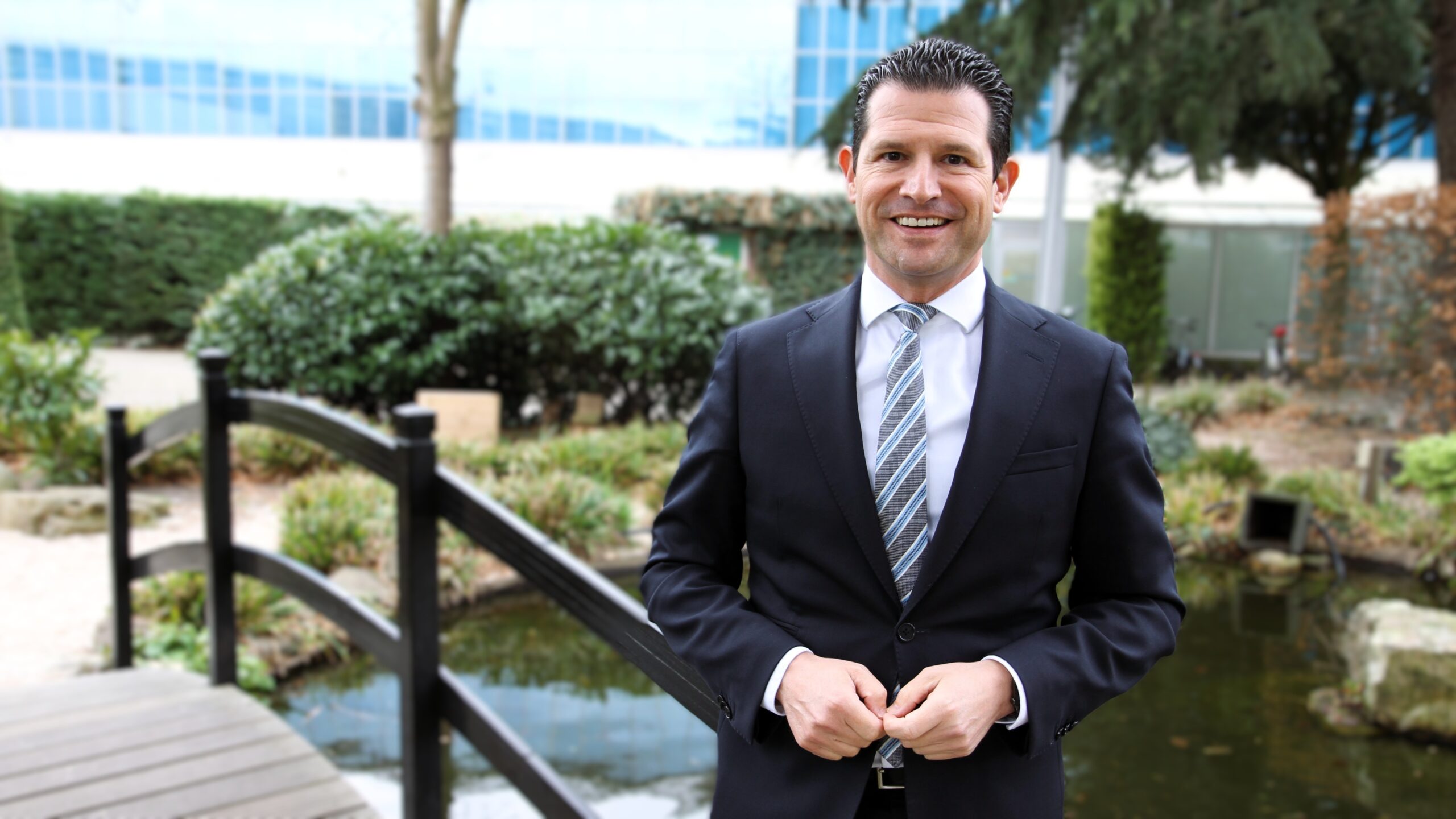 Minister Dirk Beljaarts van Economische Zaken. Foto: Distrifood