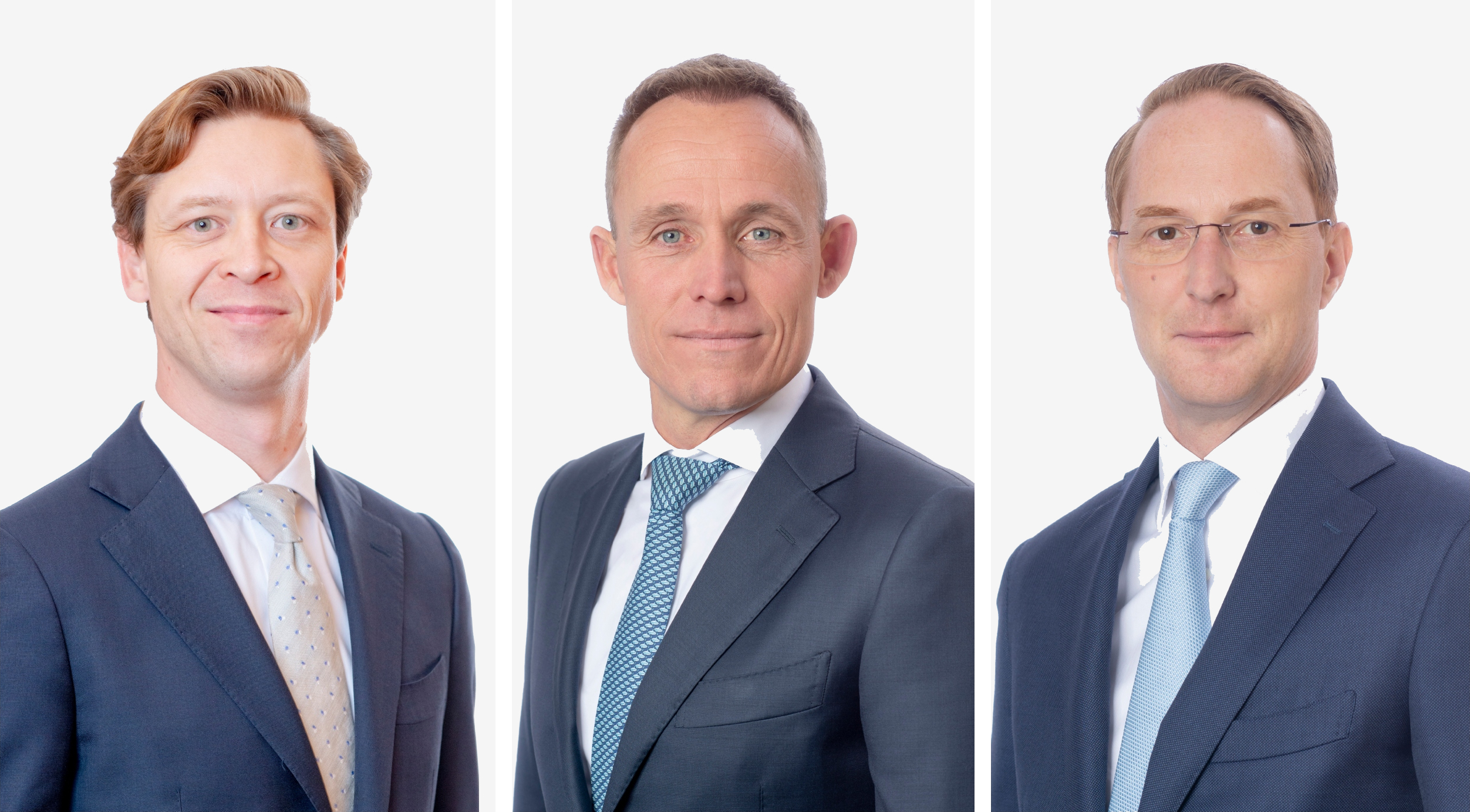 Cyriel Ruers, Martijn van de Hel en Diederik Schrijvershof van Maverick Advocaten